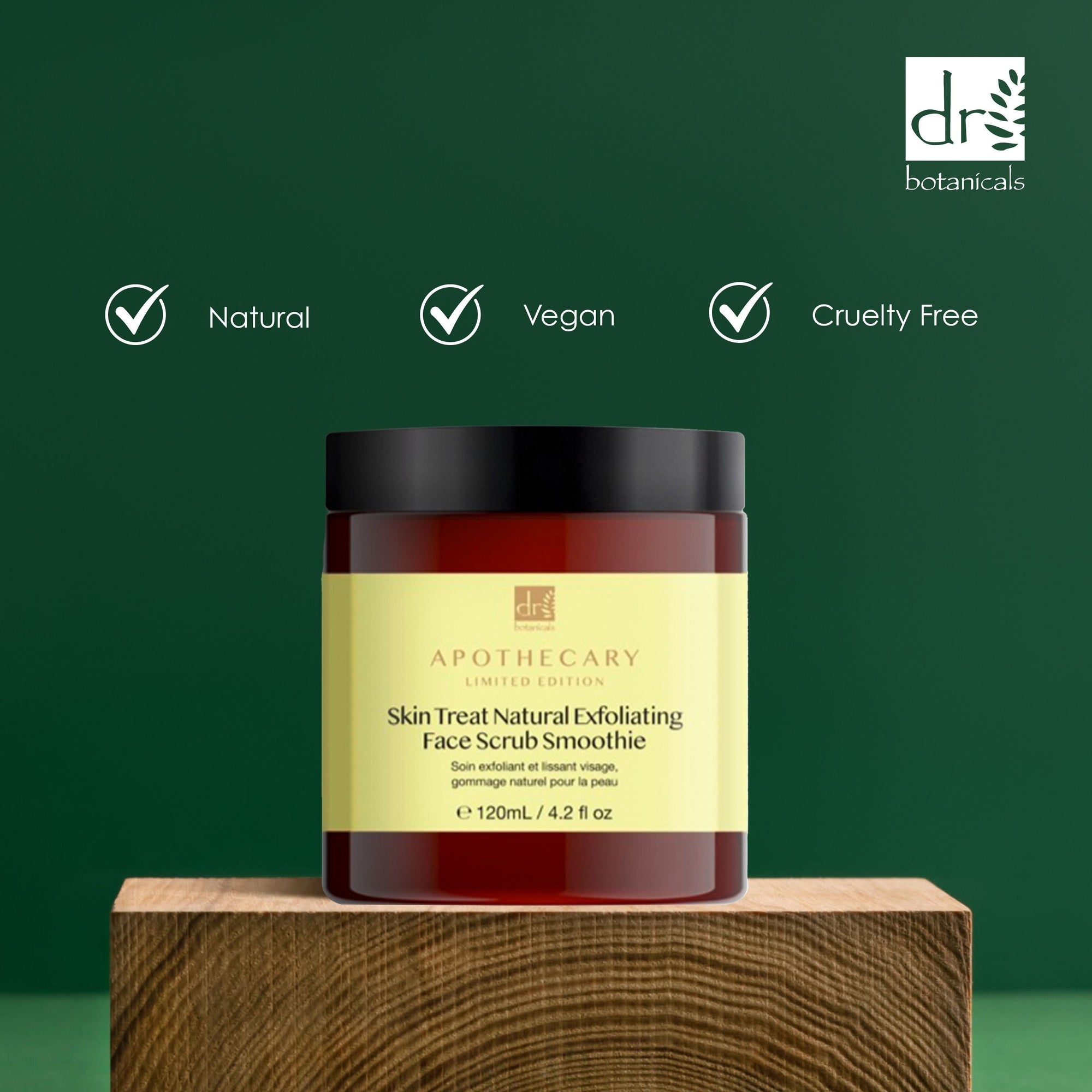 Gommage visage exfoliant naturel Skin Treat Smoothie 120 ml - Lot de 2 à prix avantageux