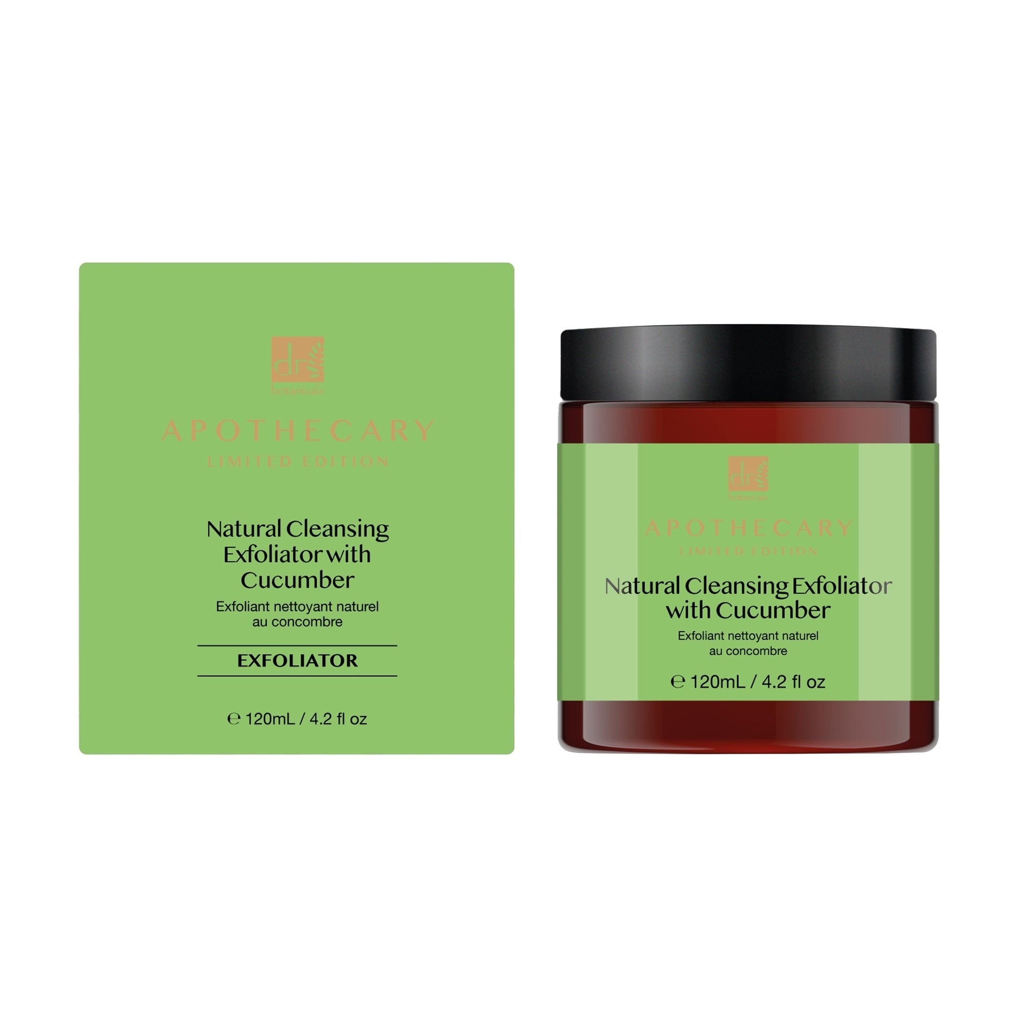 Exfoliant nettoyant naturel au concombre 120 ml - Lot de 2 à prix avantageux