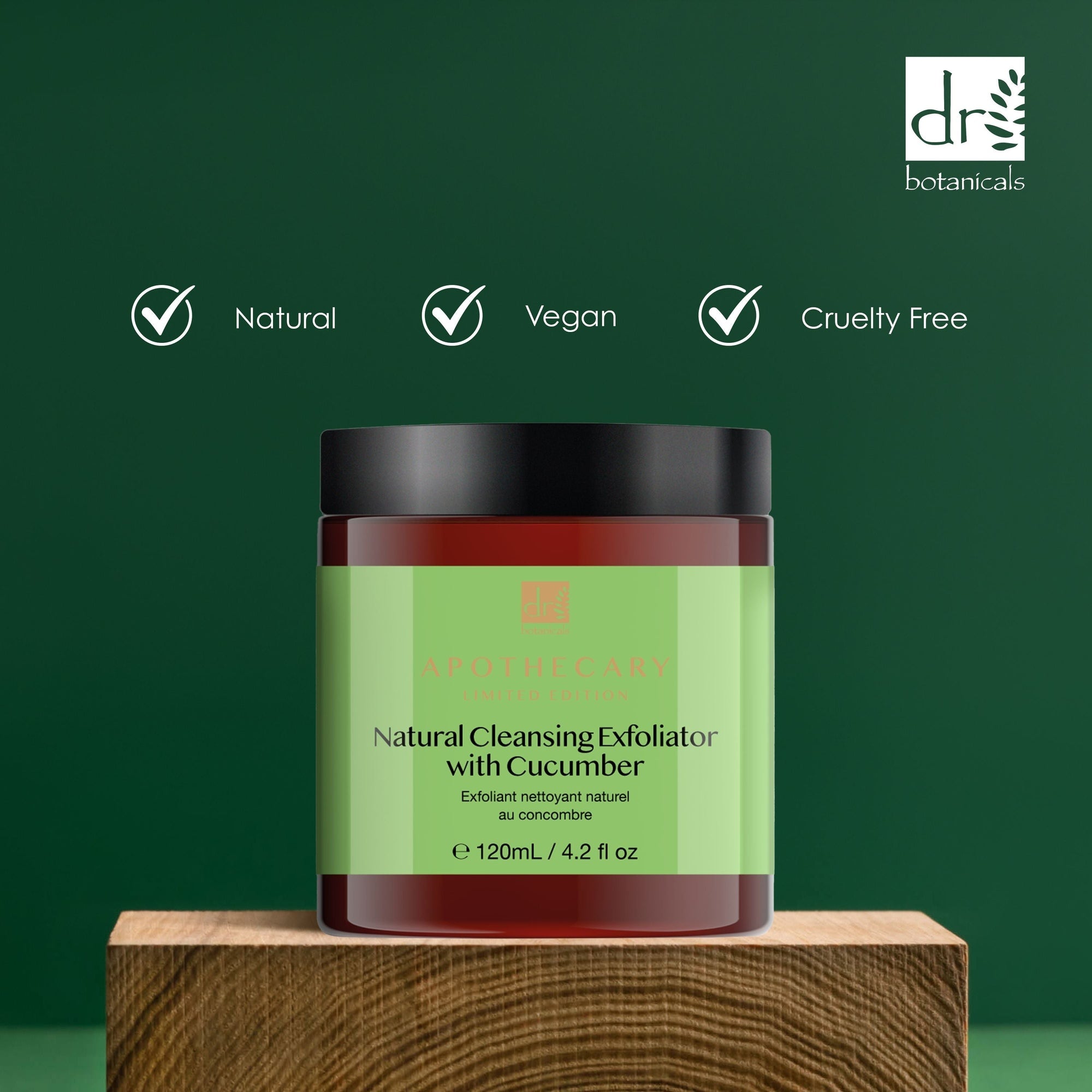 Exfoliant nettoyant naturel au concombre 120 ml - Lot de 2 à prix avantageux
