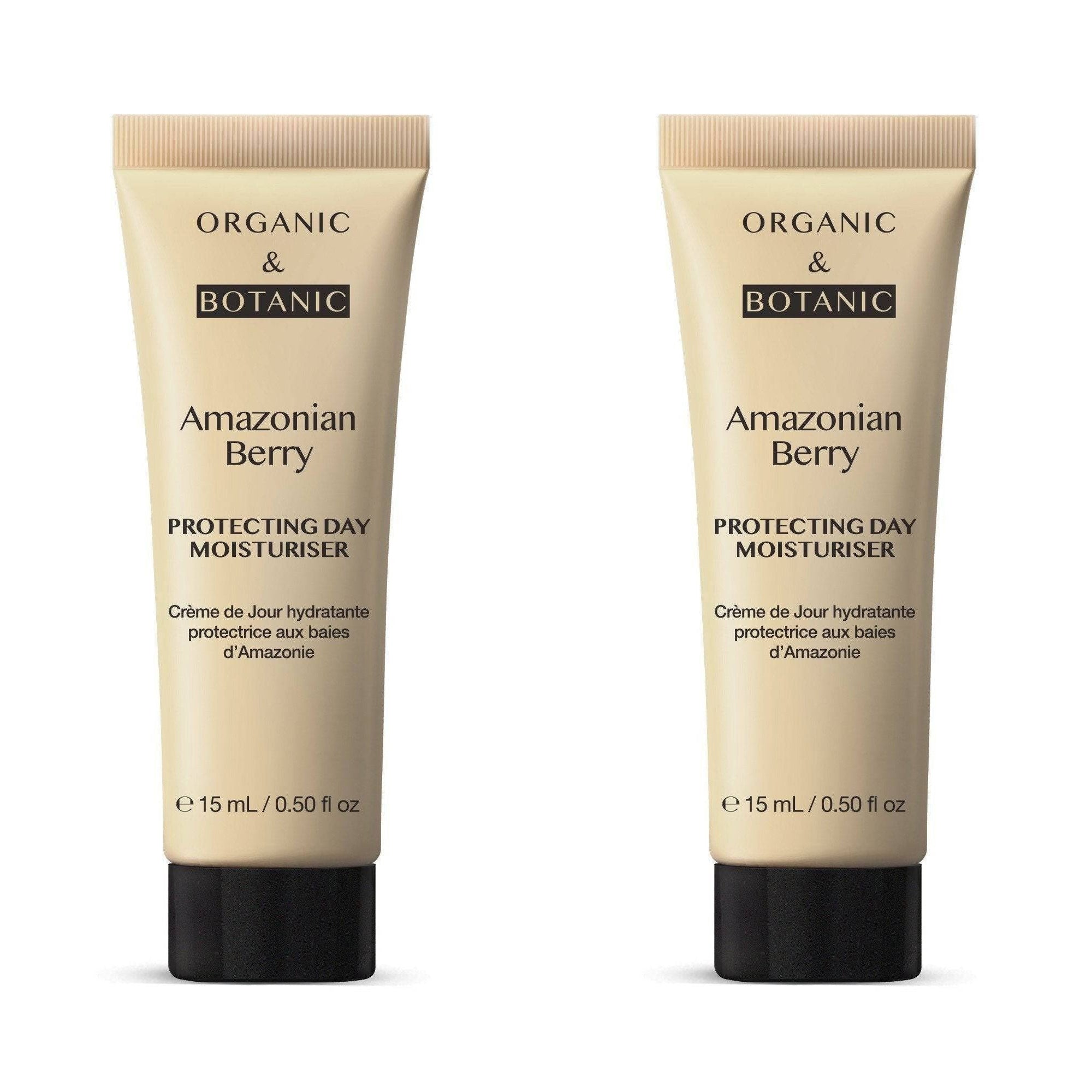 Crème de jour anti-âge aux baies d'Amazonie, lot de 2 x 15 ml