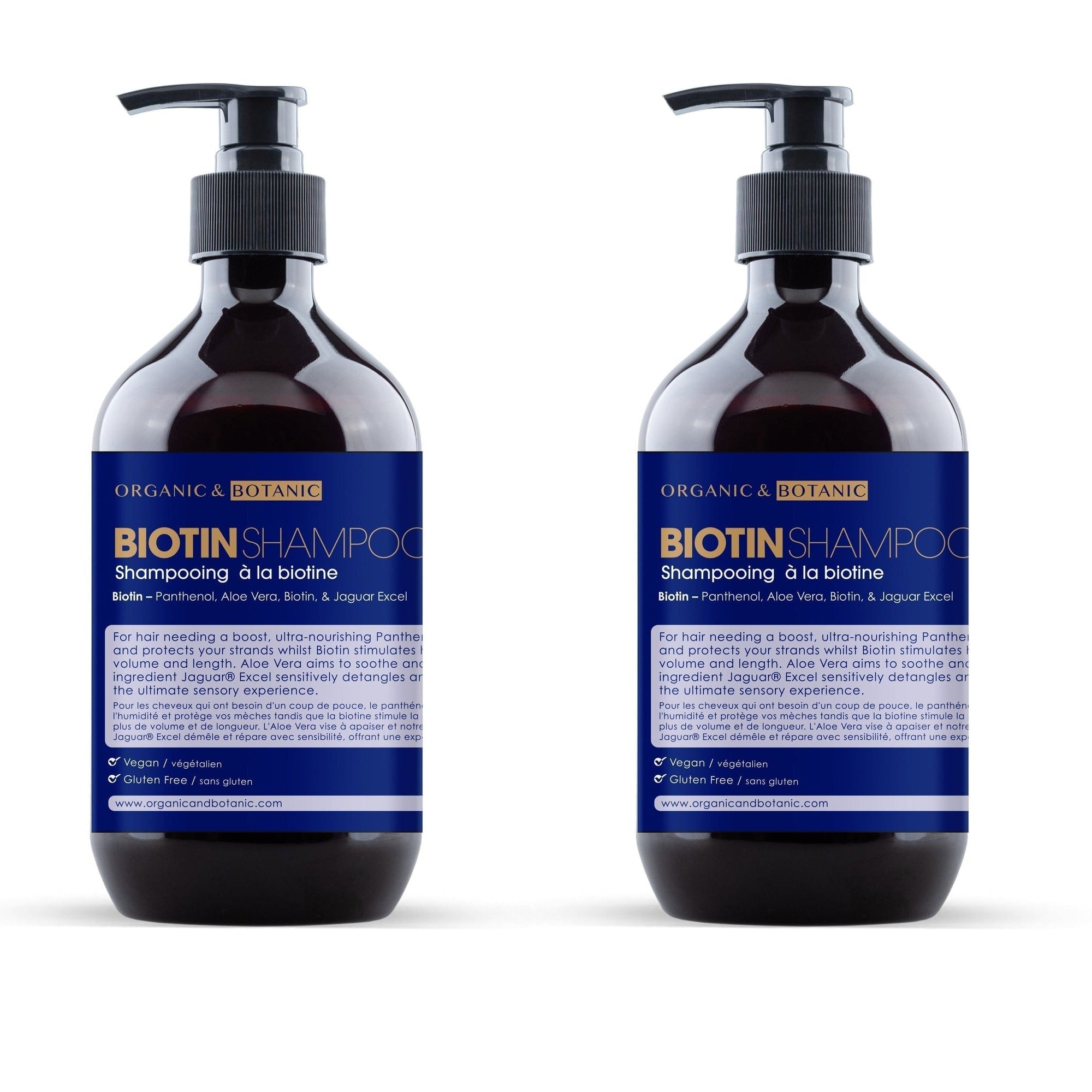 Après-shampoing à la biotine 500 ml x 2 (lot de 2)