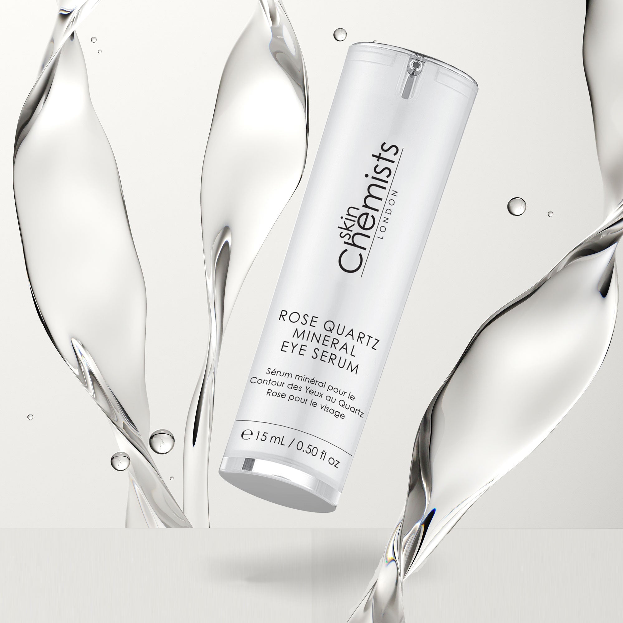 Sérum contour des yeux minéral au quartz rose 15 ml