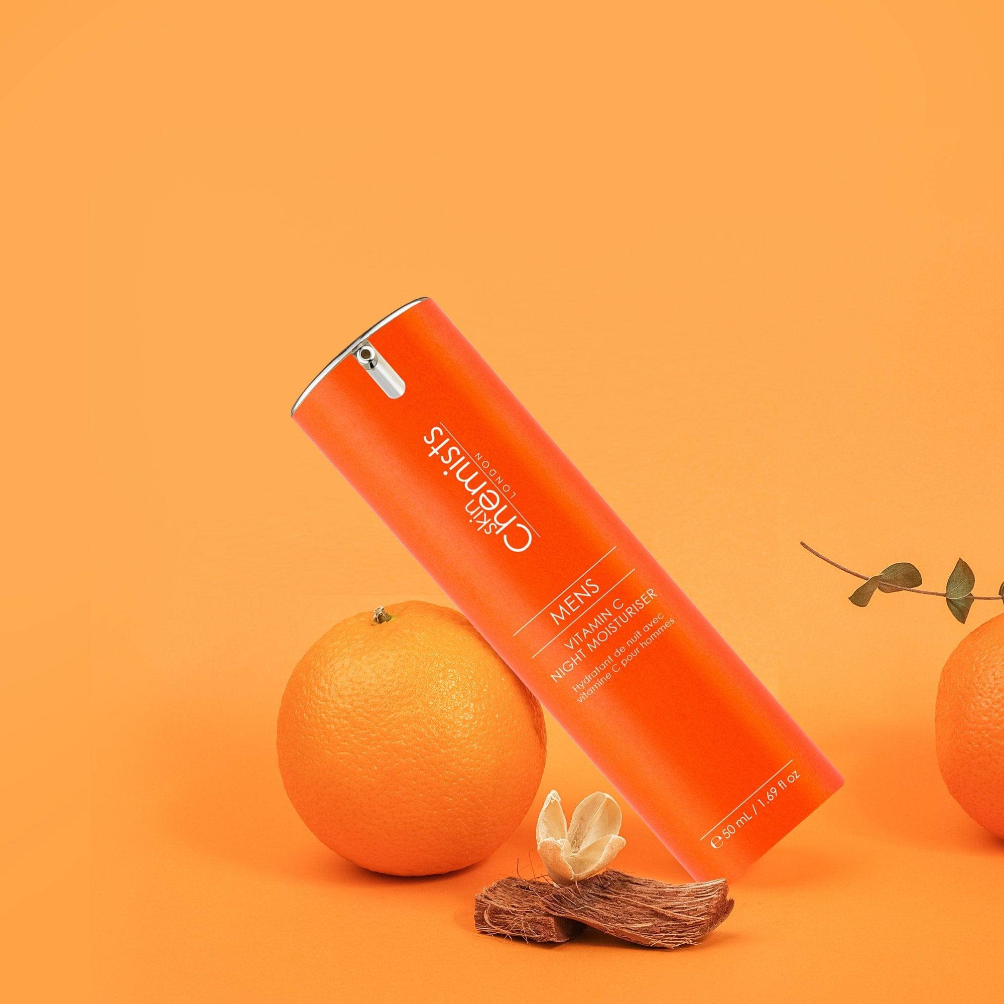 Men's Vitamin C Night Moisturiser 50ml Twin Value Savings Pack