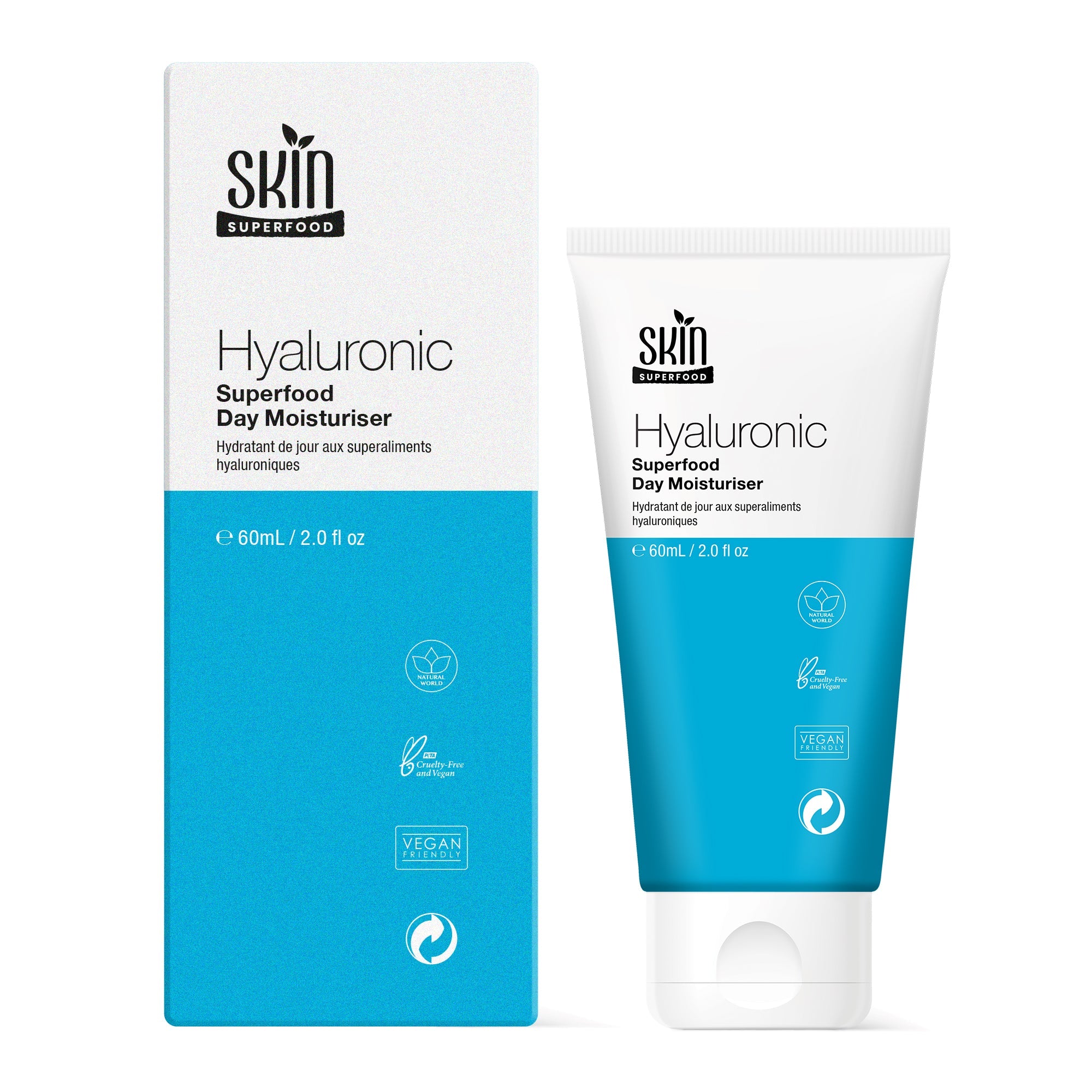 Hyaluronic Superfood Day Moisturiser 60ml Twin Value Savings Pack
