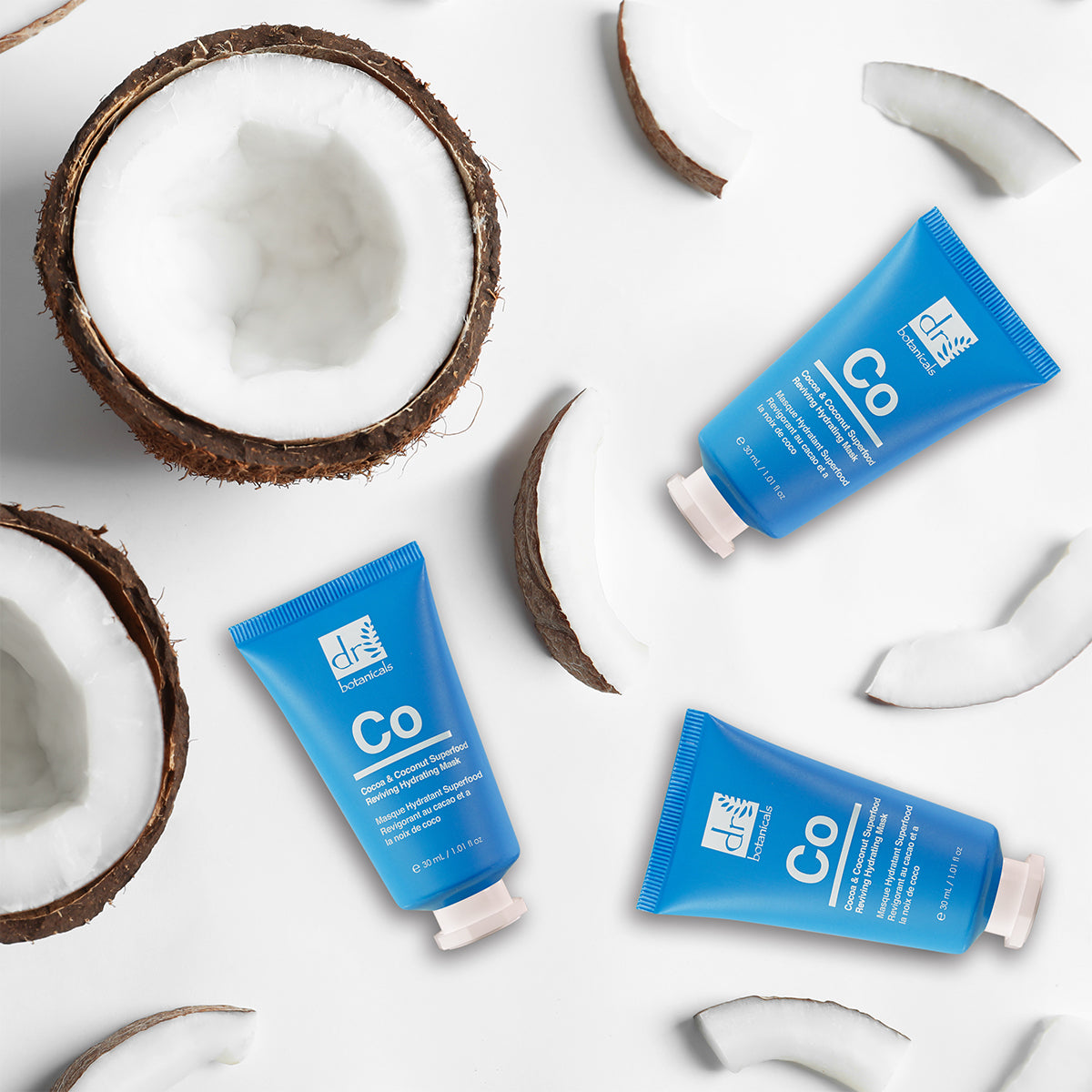 Hochwirksame, revitalisierende Feuchtigkeitsmaske mit Kakao- und Kokosnuss-Superfood, 30 ml