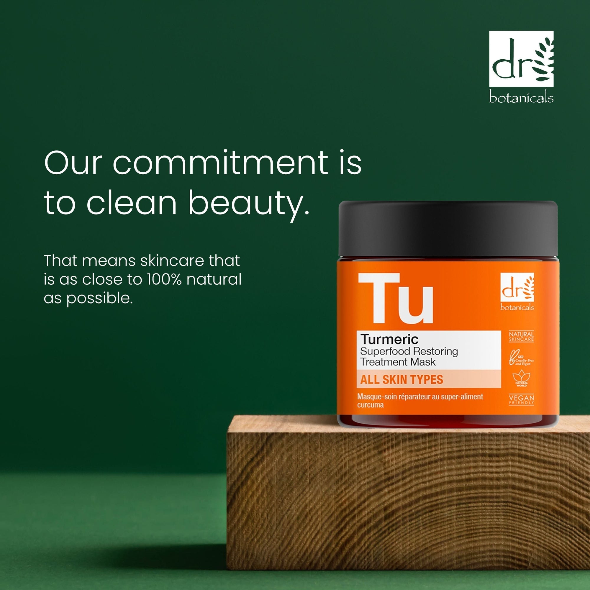 Masque de soin réparateur au curcuma (2 masques de 60 ml chacun) - Lot de 2