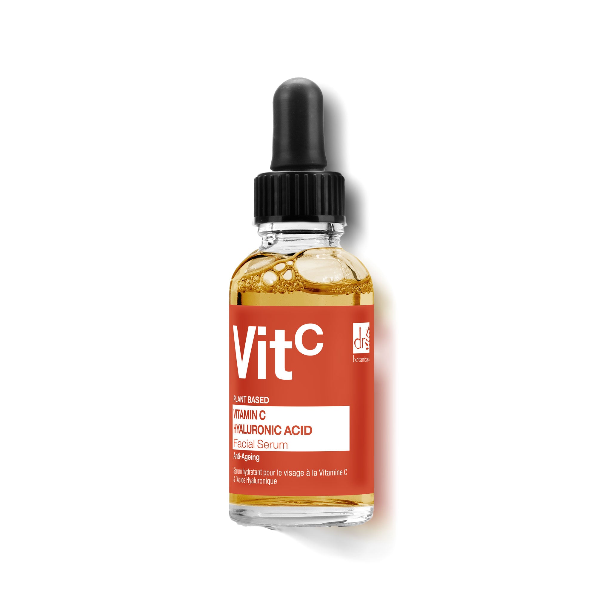 Sérum hydratant visage à la vitamine C 5 % et à l'acide hyaluronique 2 % 30 ml
