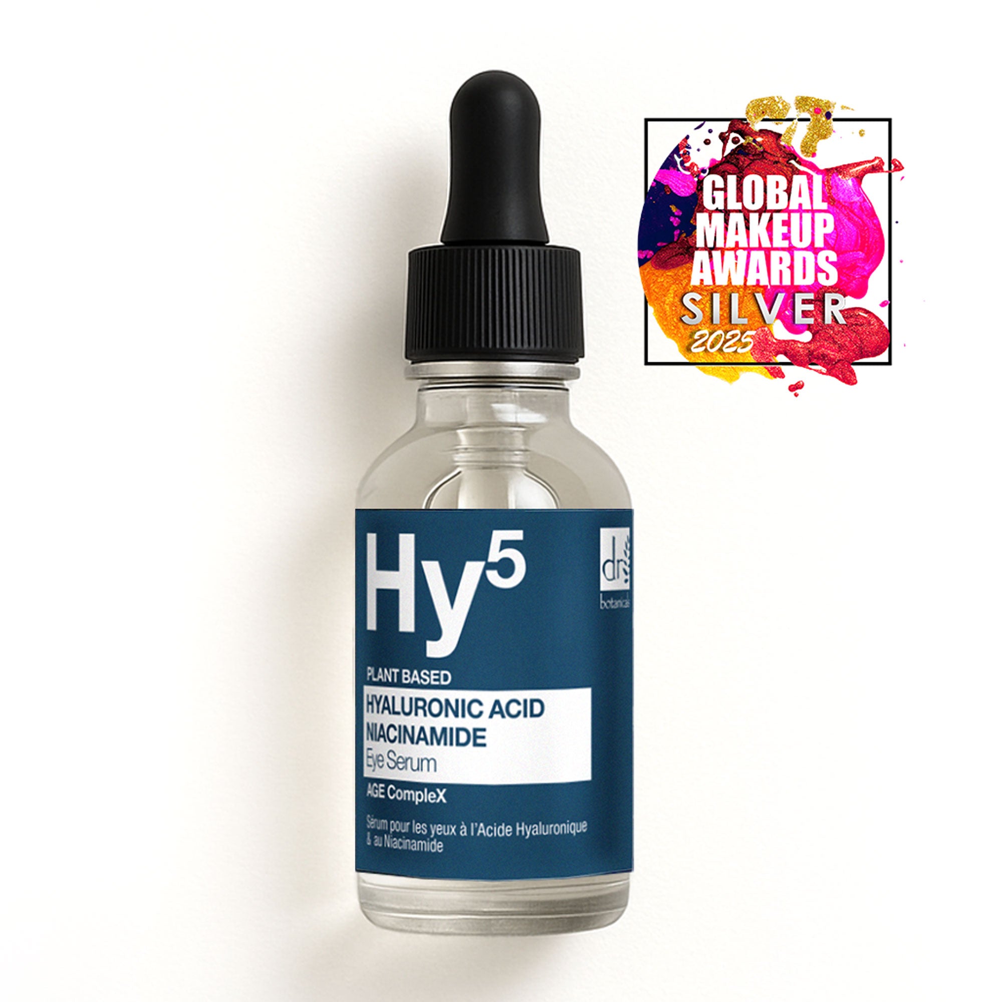 Sérum contour des yeux à l'acide hyaluronique 5 % et à la niacinamide 5 % 15 ml