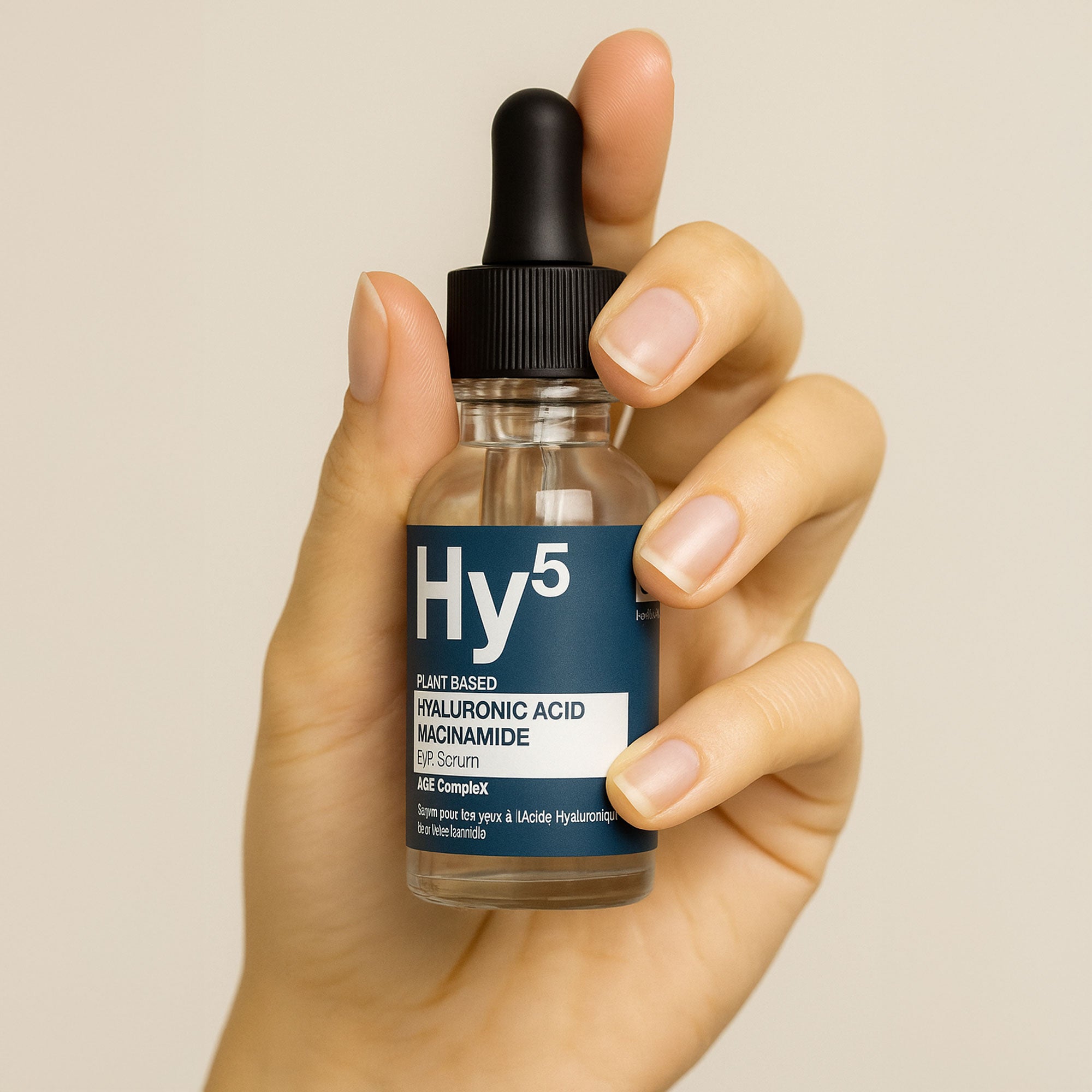 Sérum contour des yeux à l'acide hyaluronique 5 % et à la niacinamide 5 % 15 ml