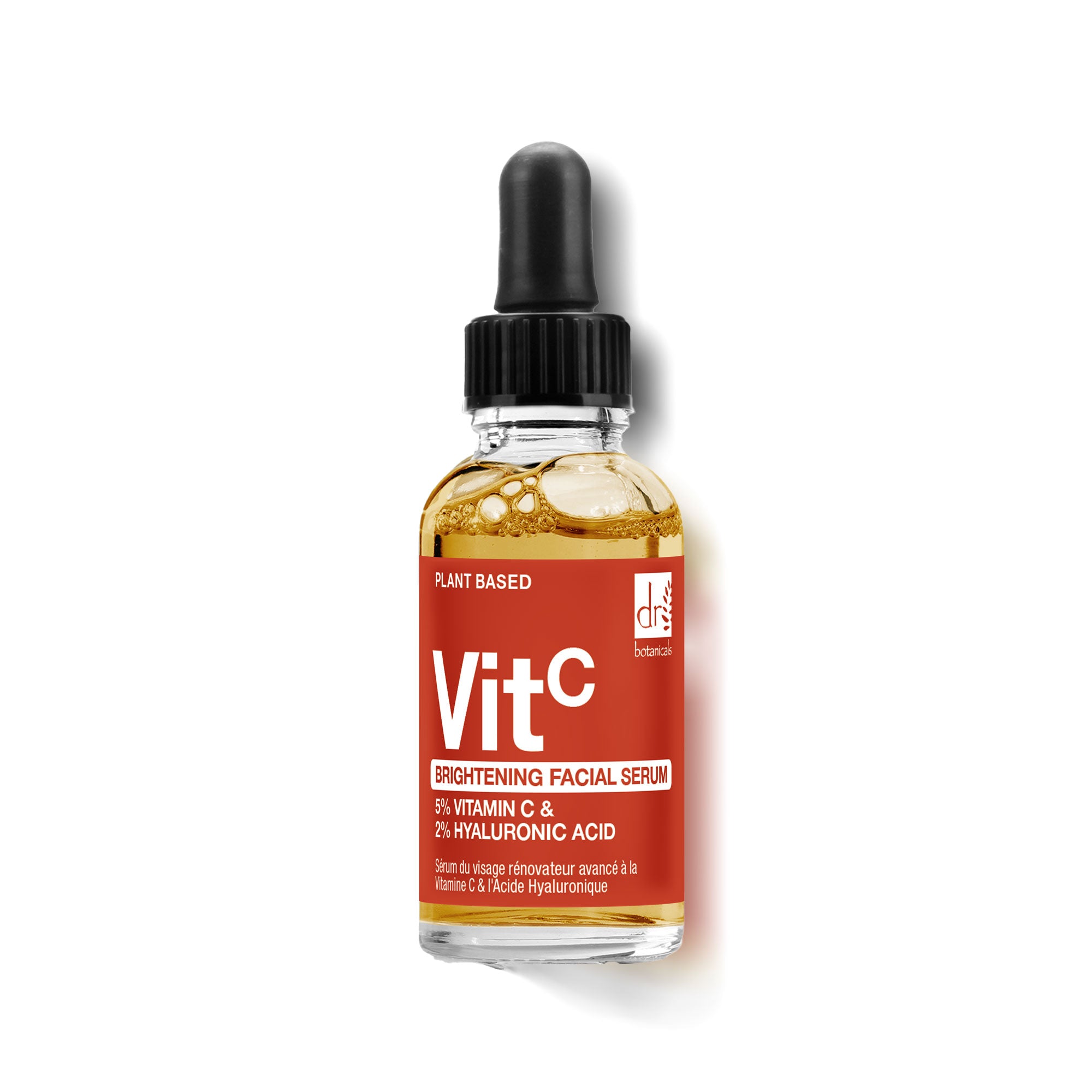 Brightening Facial Serum with 5% Vitamin C & 2% Hyaluronic Acid – 30ml