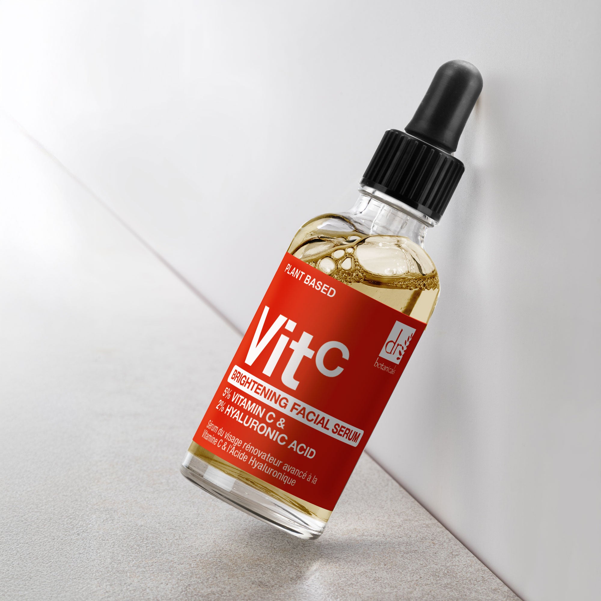 Brightening Facial Serum with 5% Vitamin C & 2% Hyaluronic Acid – 30ml