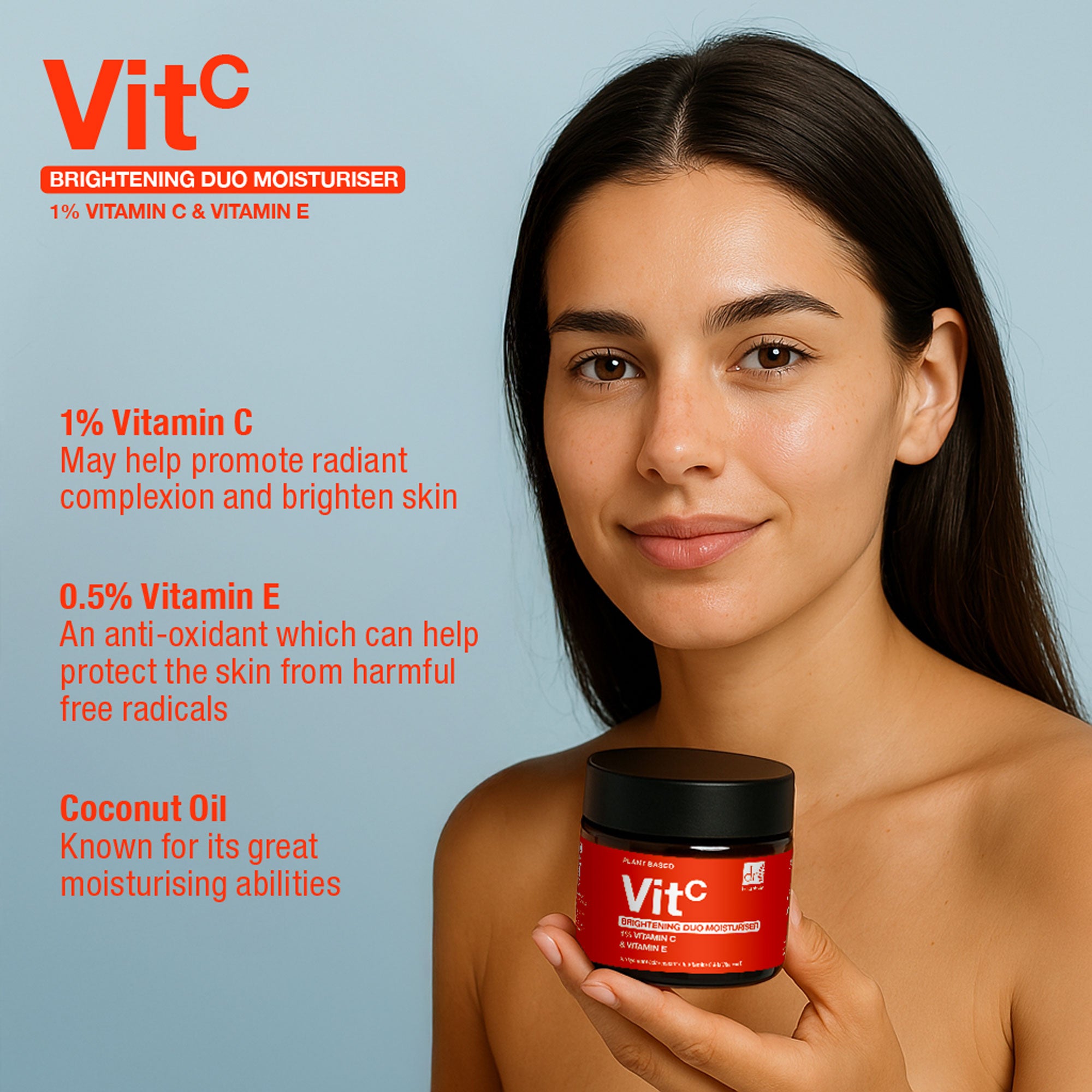 Soin hydratant duo éclaircissant à 1 % de vitamine C et vitamine E 60 ml