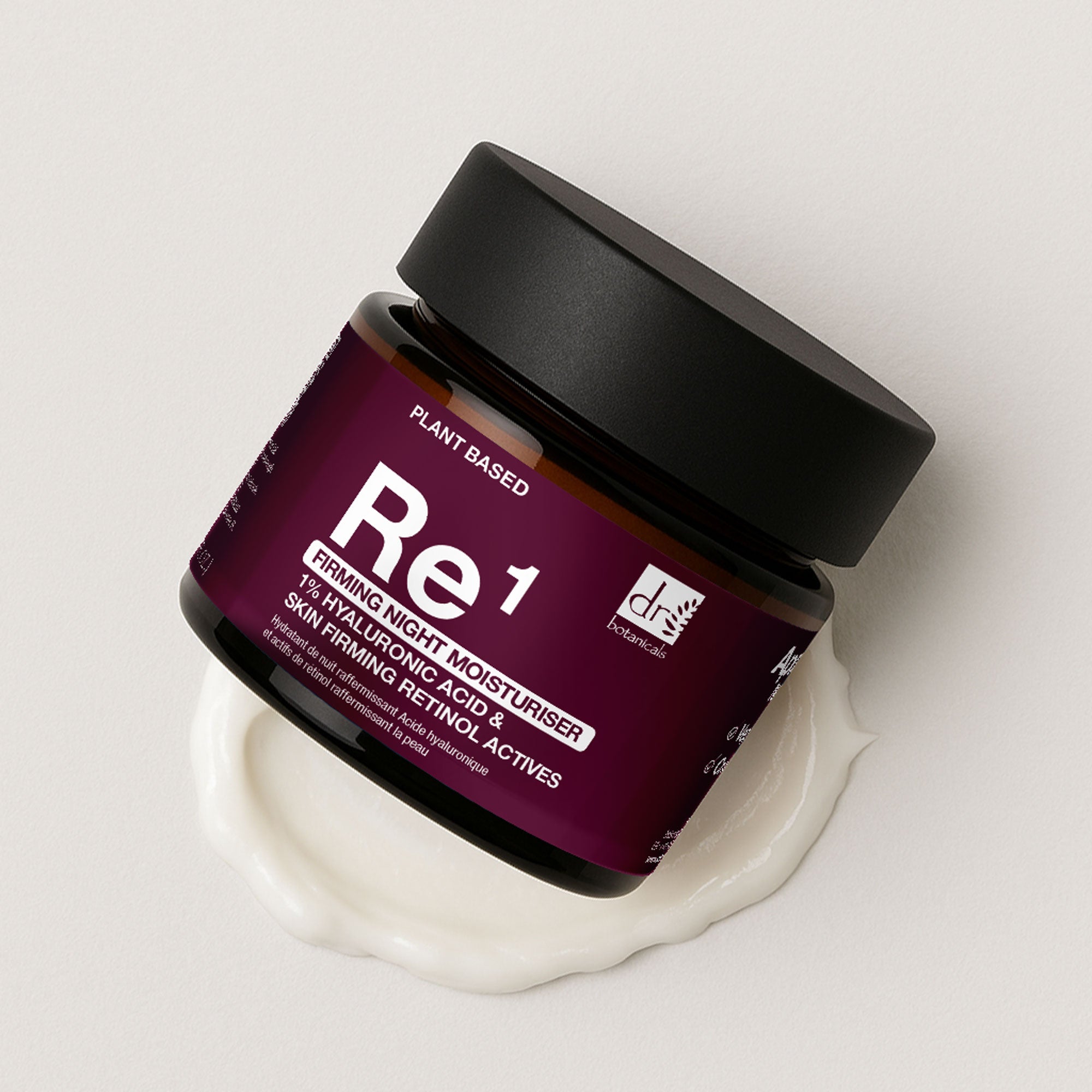 Crème de nuit raffermissante à 1 % d'acide hyaluronique et au rétinol (60 ml)
