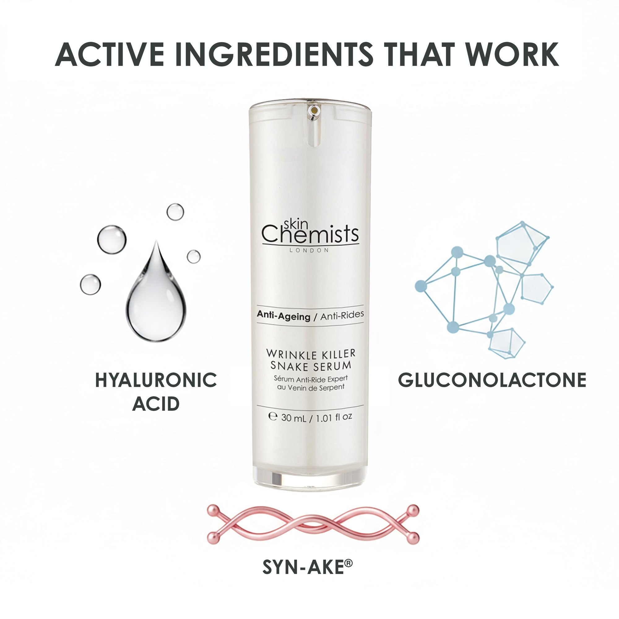 Sérum anti-rides au serpent 30 ml