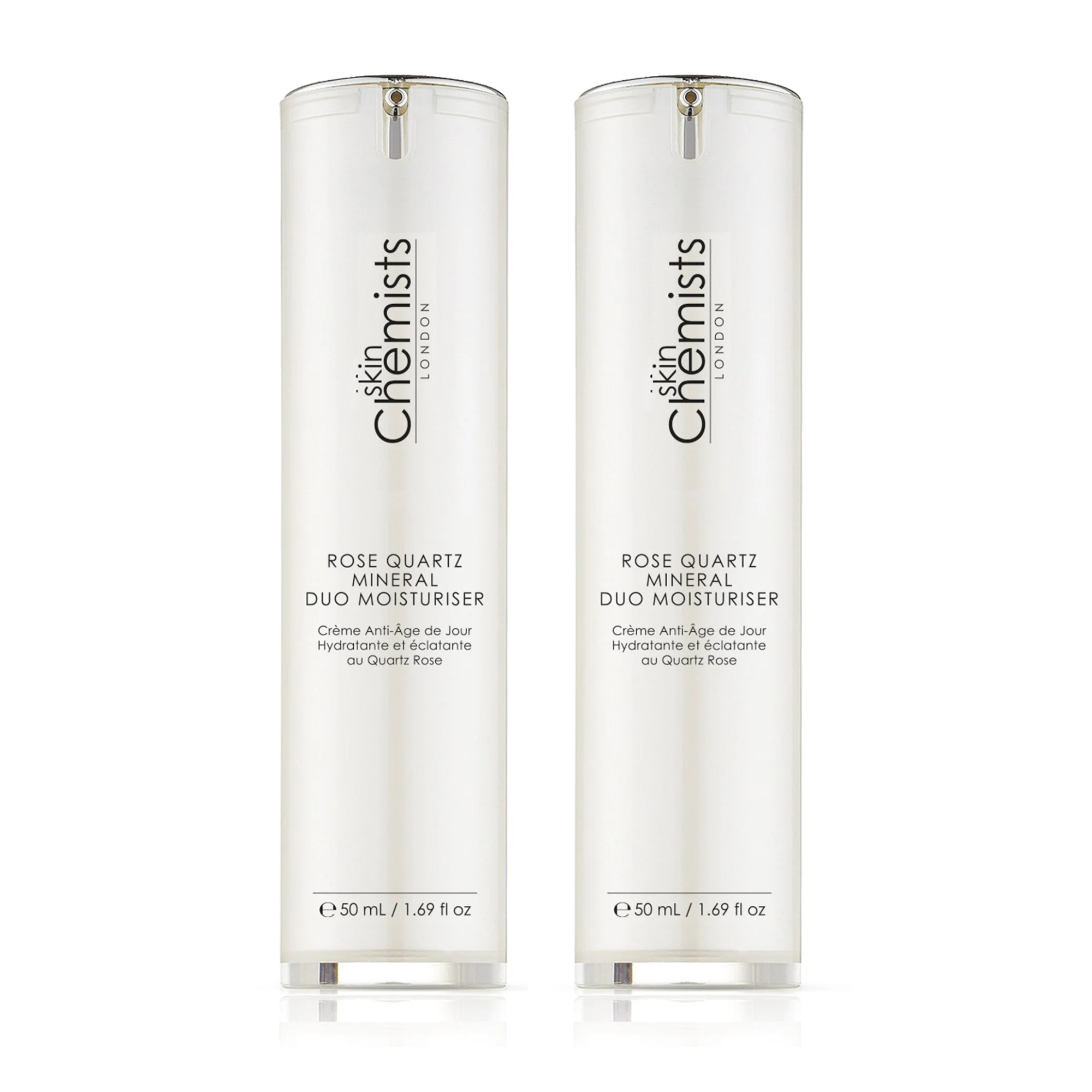 Rose Quartz Duo Moisturiser 50ml Twin Value Savings Pack
