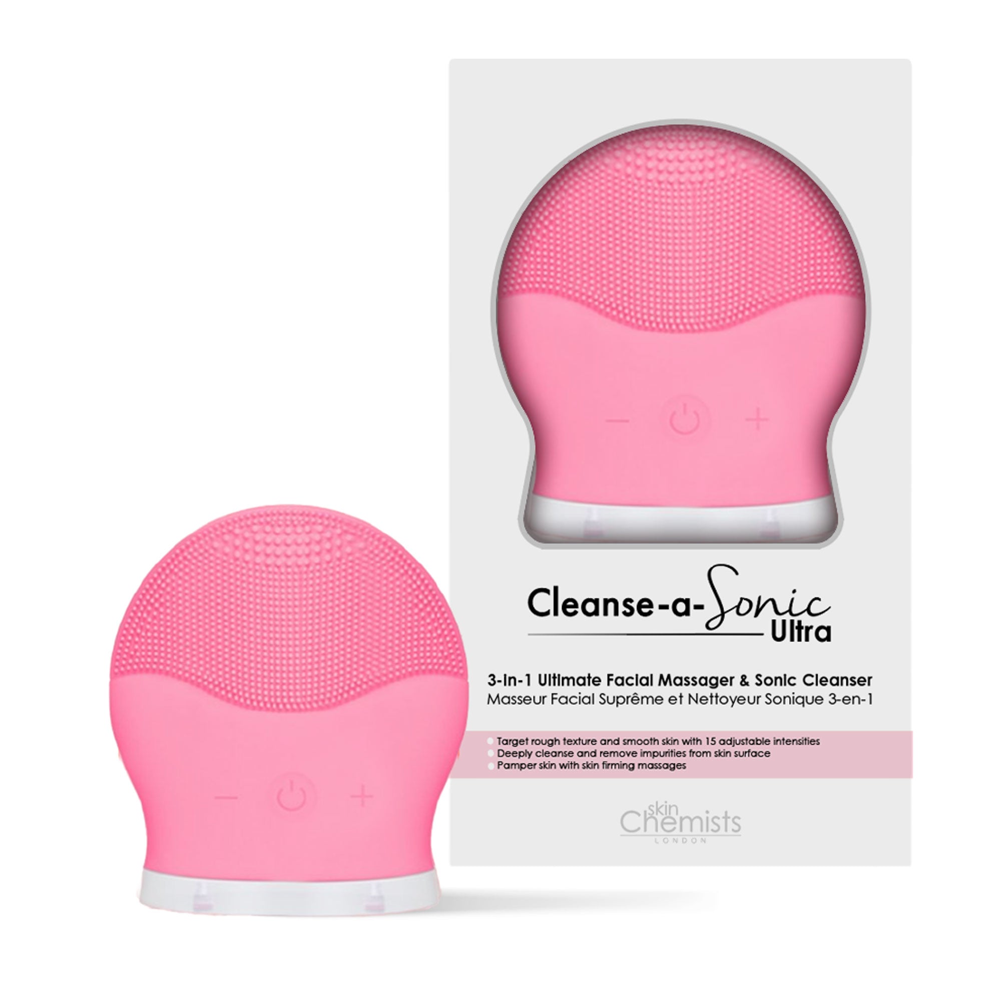 Cleanse-A-Sonic Ultra Pink x 2 Duo-Pack