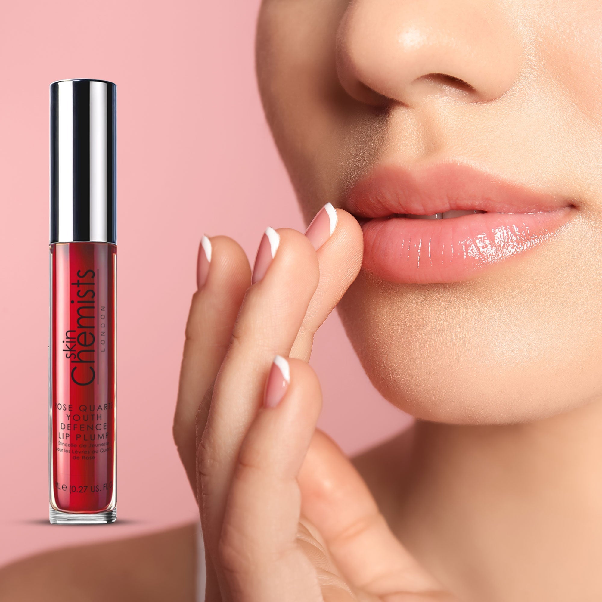 Baume repulpant pour les lèvres Rose Quartz Youth Defence 8 ml