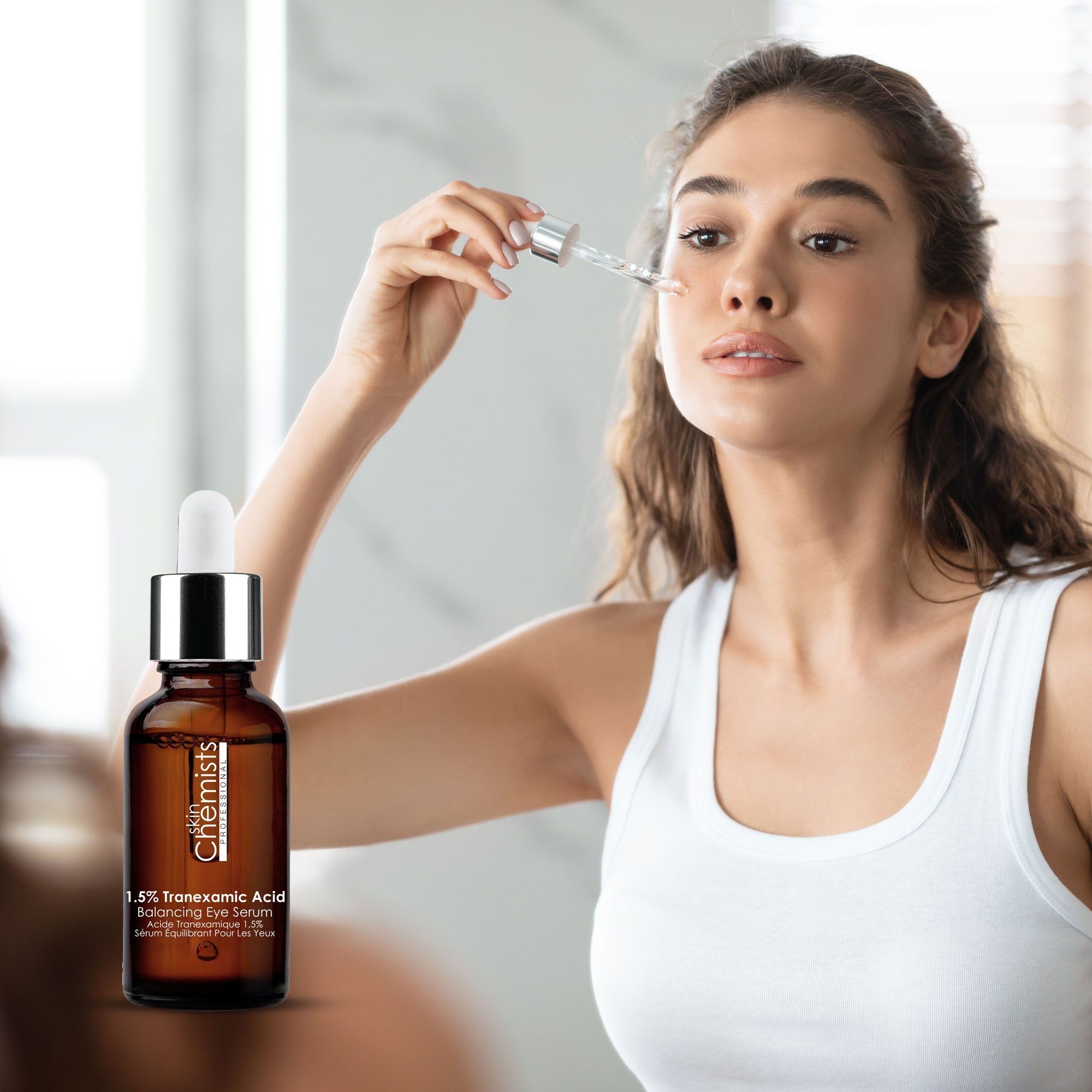 Sérum contour des yeux équilibrant à l'acide transexamique 1,5 % (2 x 15 ml)