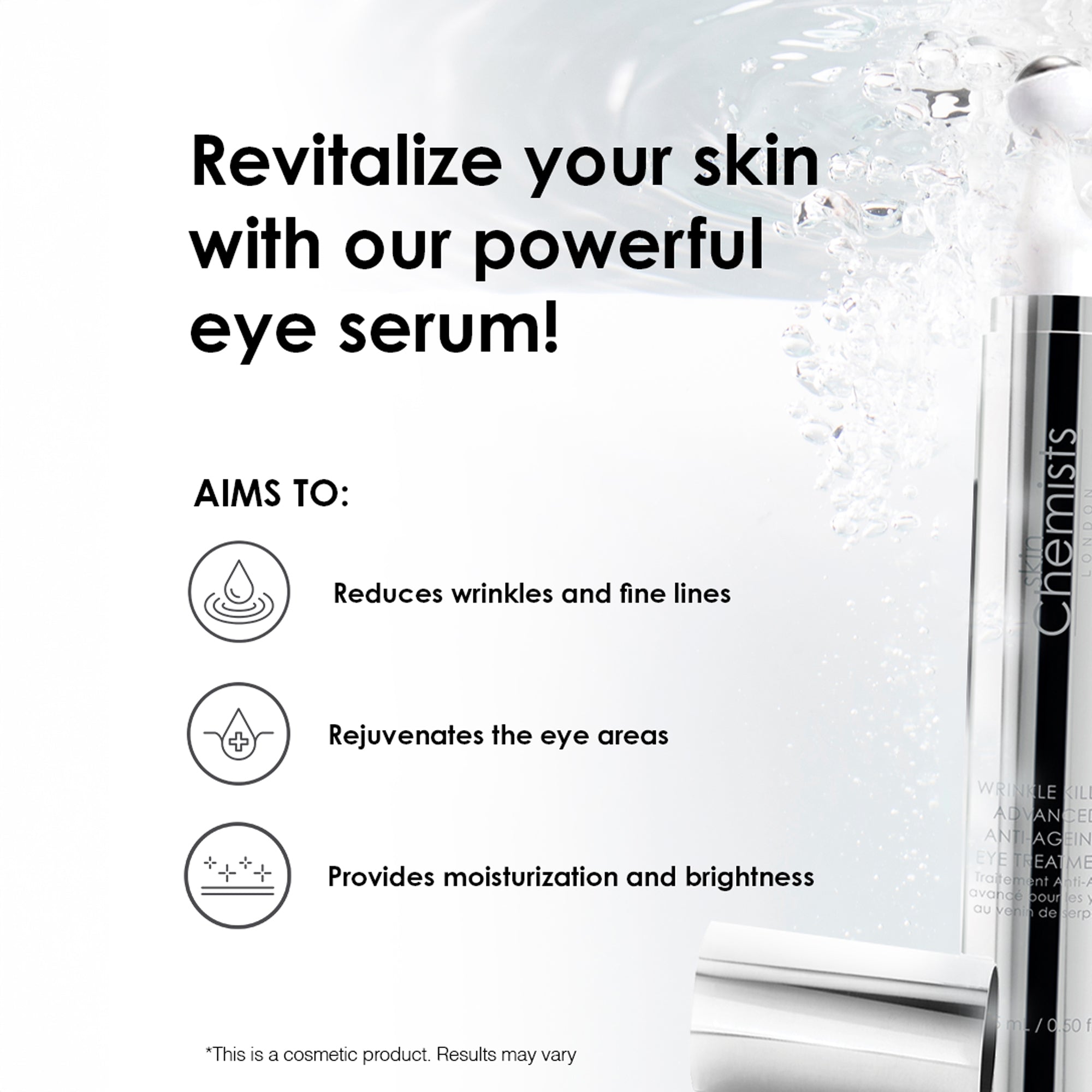 Soin contour des yeux anti-âge avancé Wrinkle Killer 15 ml