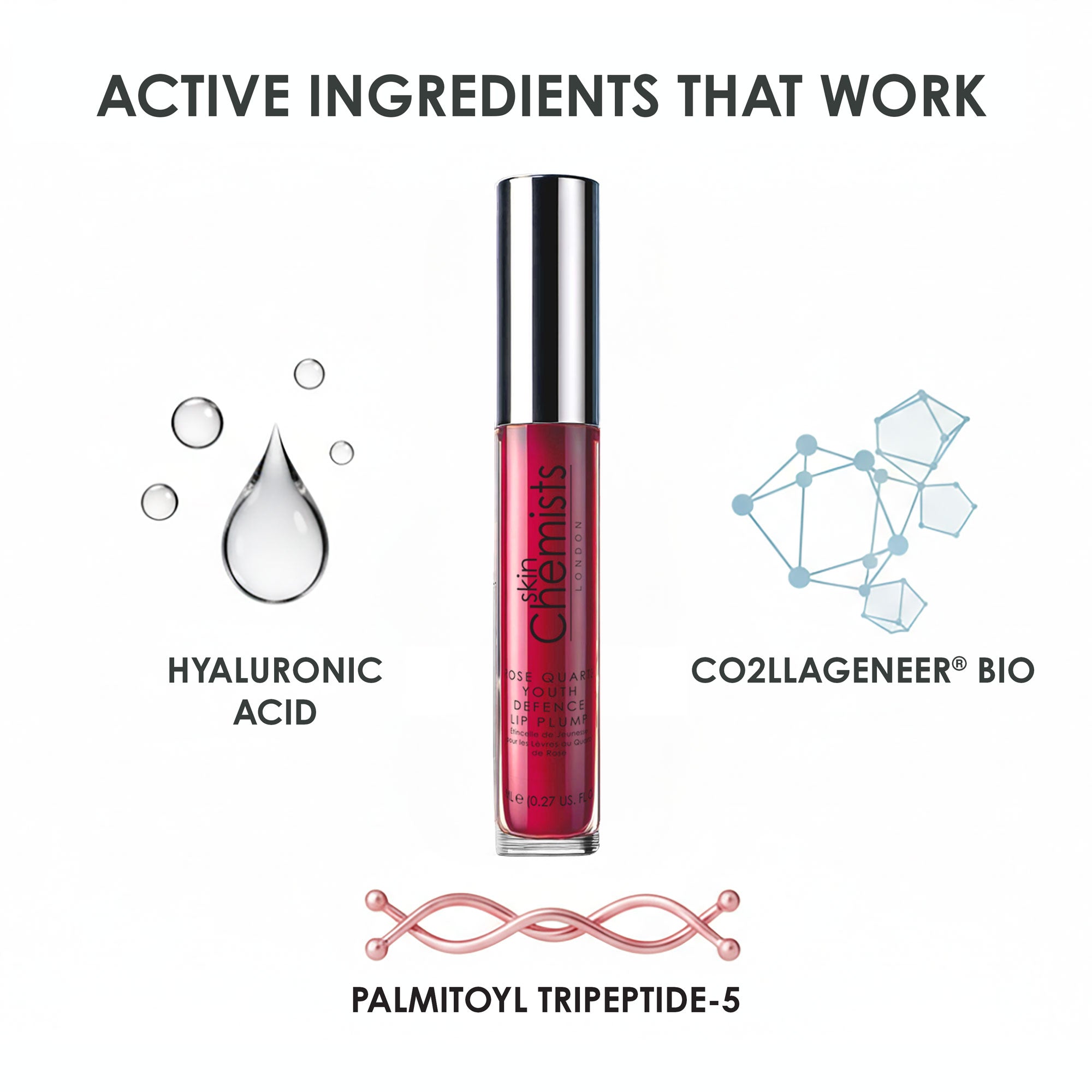 Rose Quartz Youth Defence Lip Plump No 66 Orginal Rose Oil 8ml