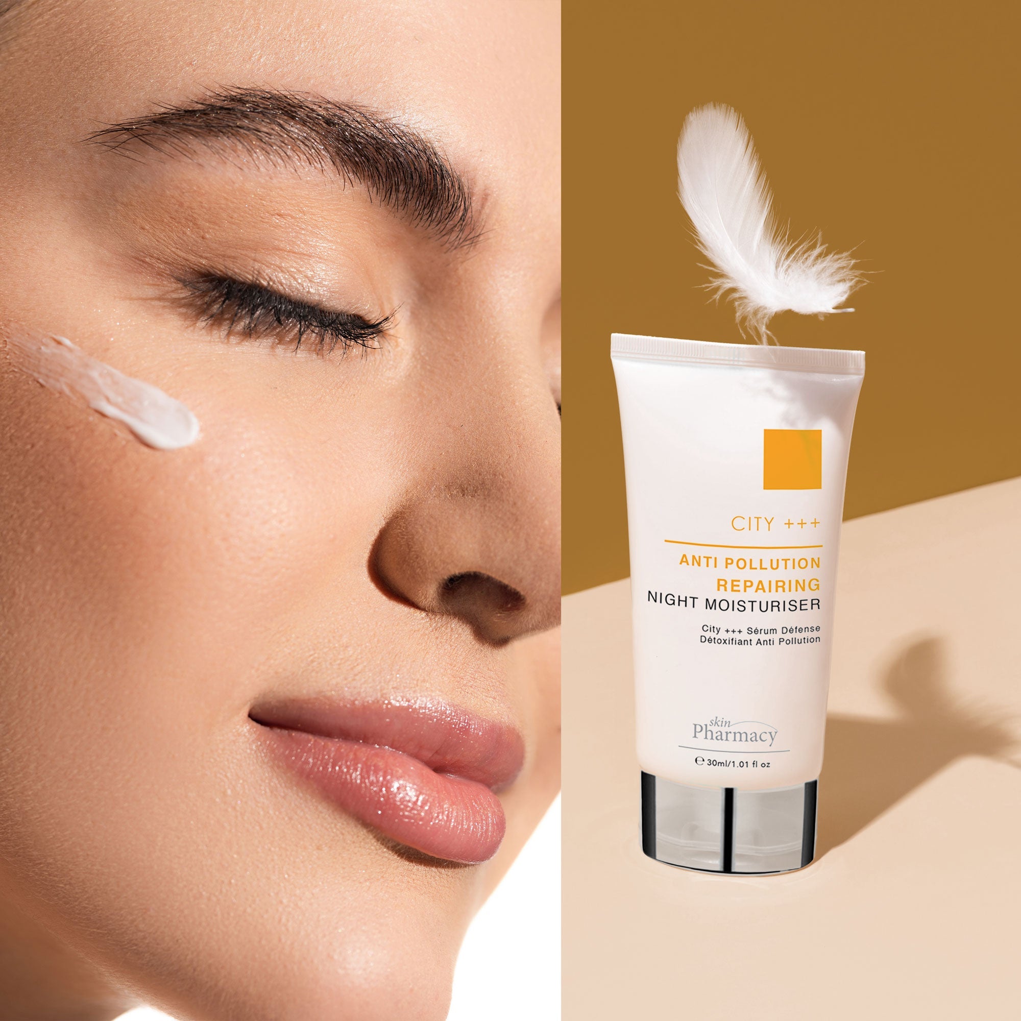 City +++ Anti-Pollution Repairing Night Moisturizer 30ml Doppel-Sparpackung