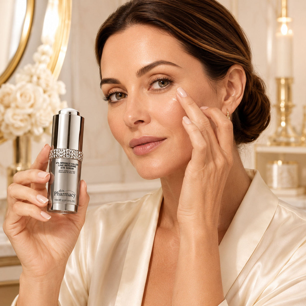 Sérum de ojos reparador de líneas y antiedad «Wrinkle Killer» al 4%, 15ml