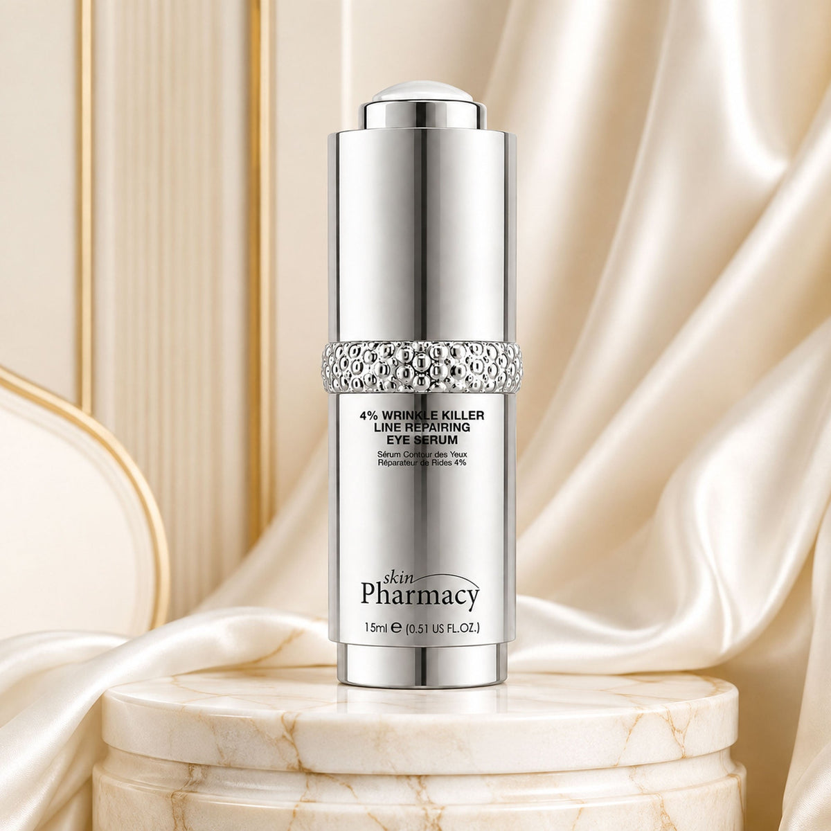 Sérum de ojos reparador de líneas y antiedad «Wrinkle Killer» al 4%, 15ml