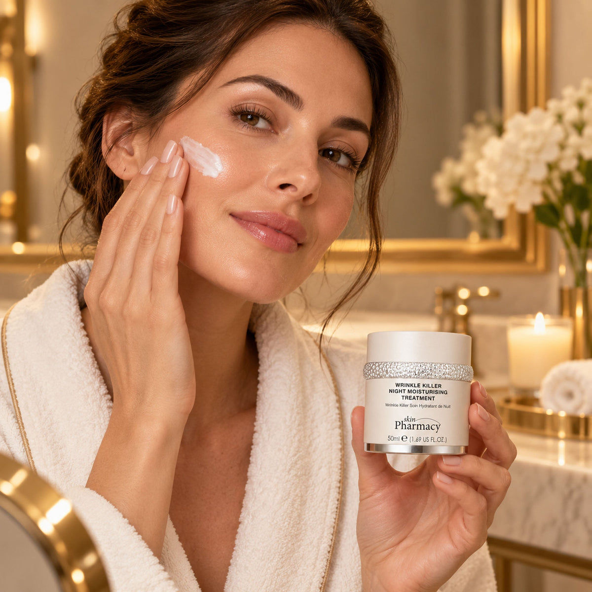 Soin hydratant de nuit anti-âge Wrinkle Killer 1 % 50ml