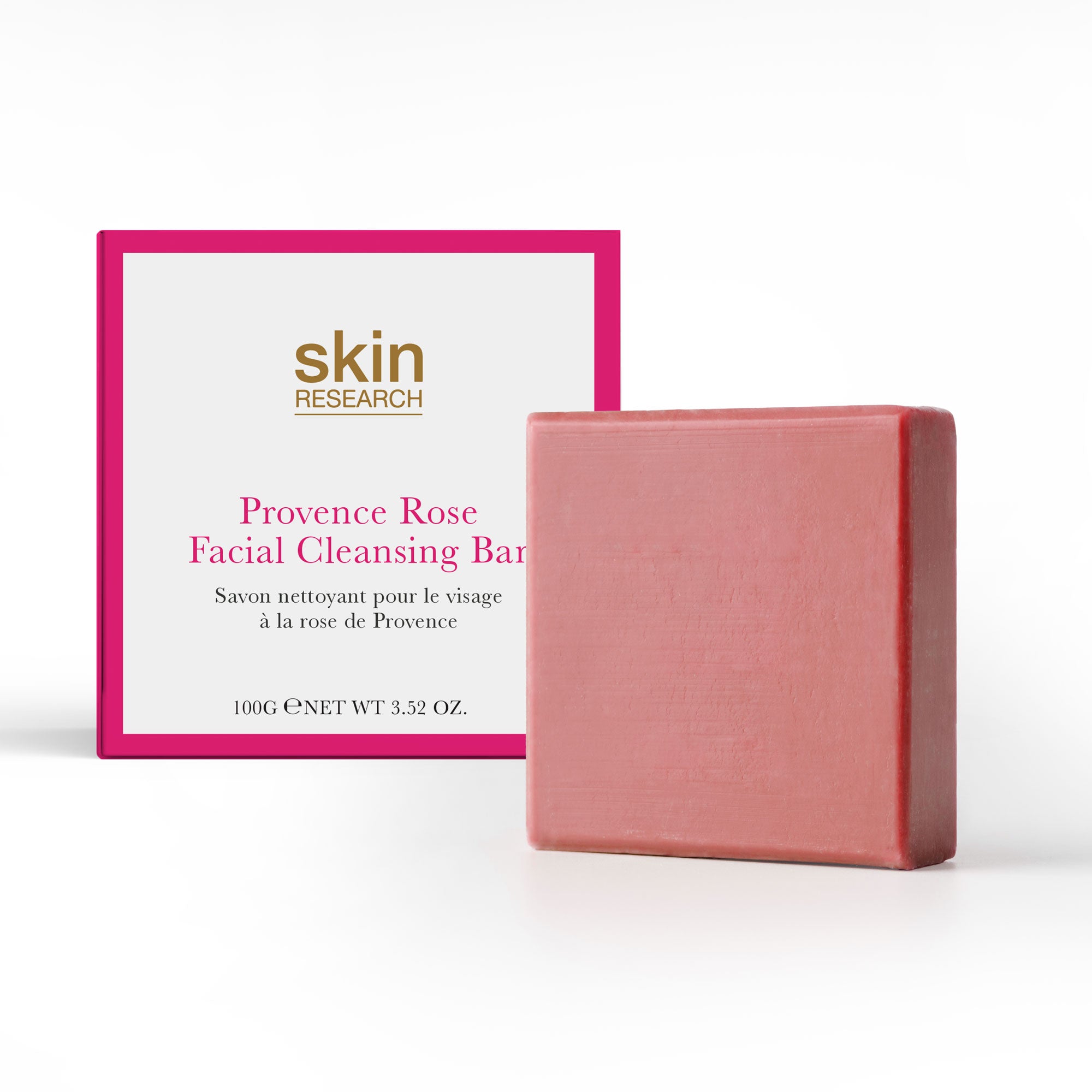Pain nettoyant visage à la rose de Provence 100 g