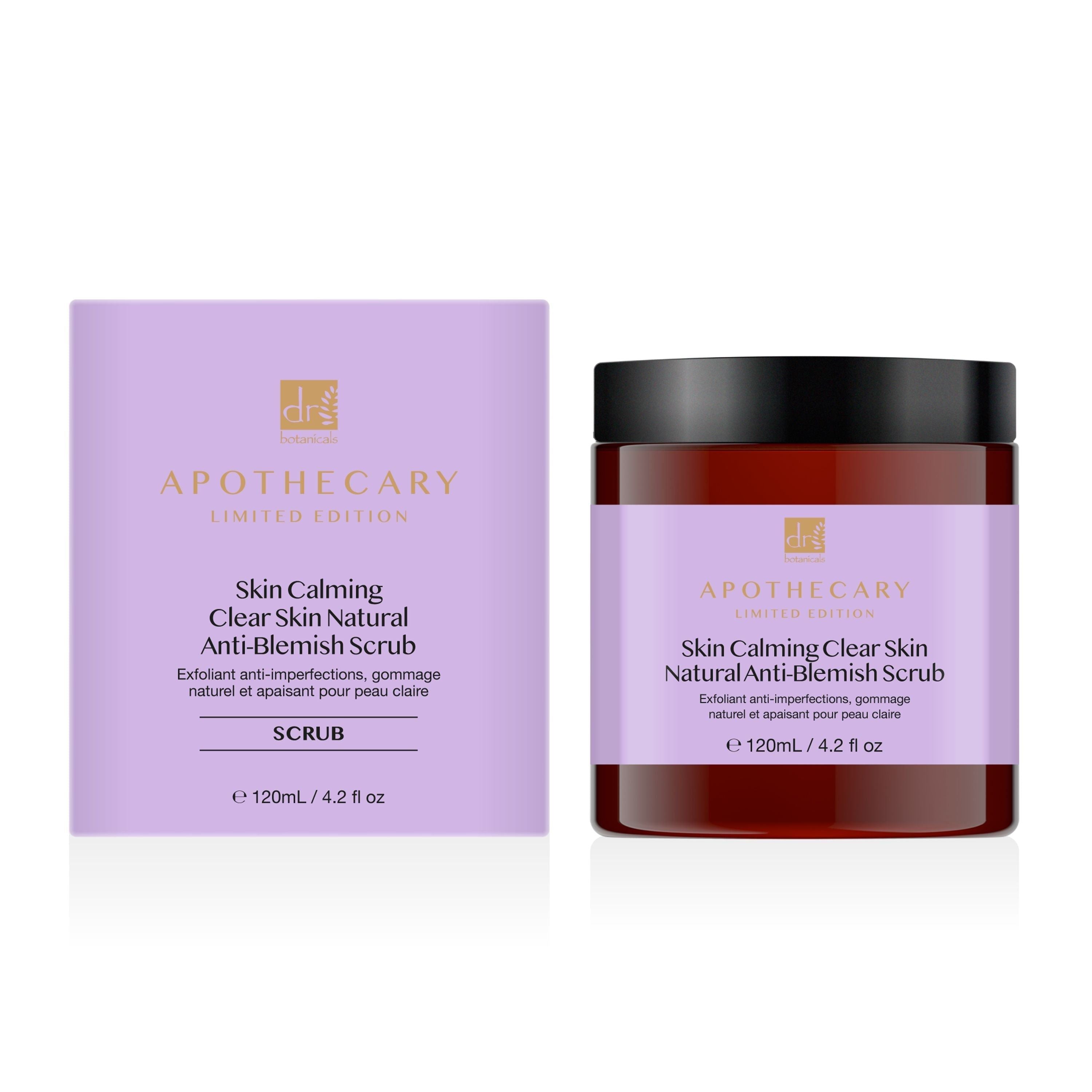 Hautberuhigendes, klares, natürliches Anti-Pickel-Peeling, 120 ml, Doppelpackung zum Sparpreis