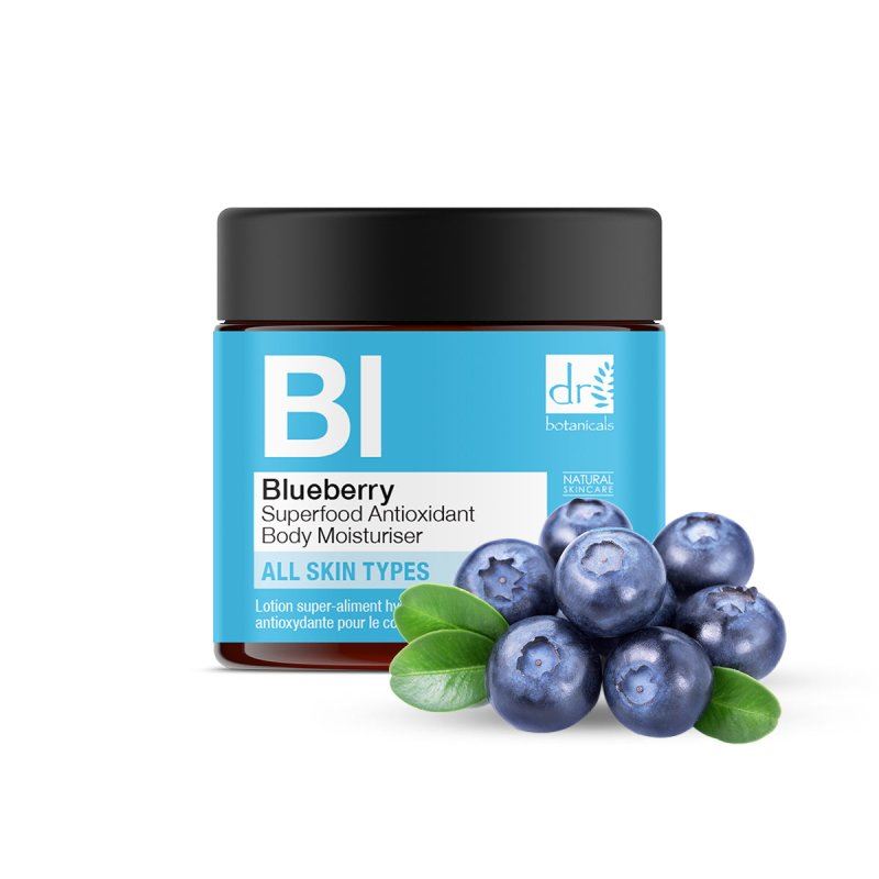 Crème hydratante corporelle antioxydante à la myrtille (60 ml)