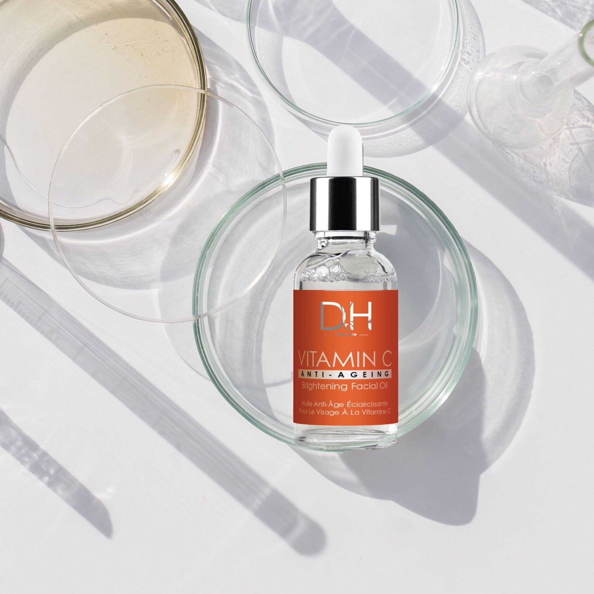 Huile éclaircissante à la vitamine C pour le visage 30 ml