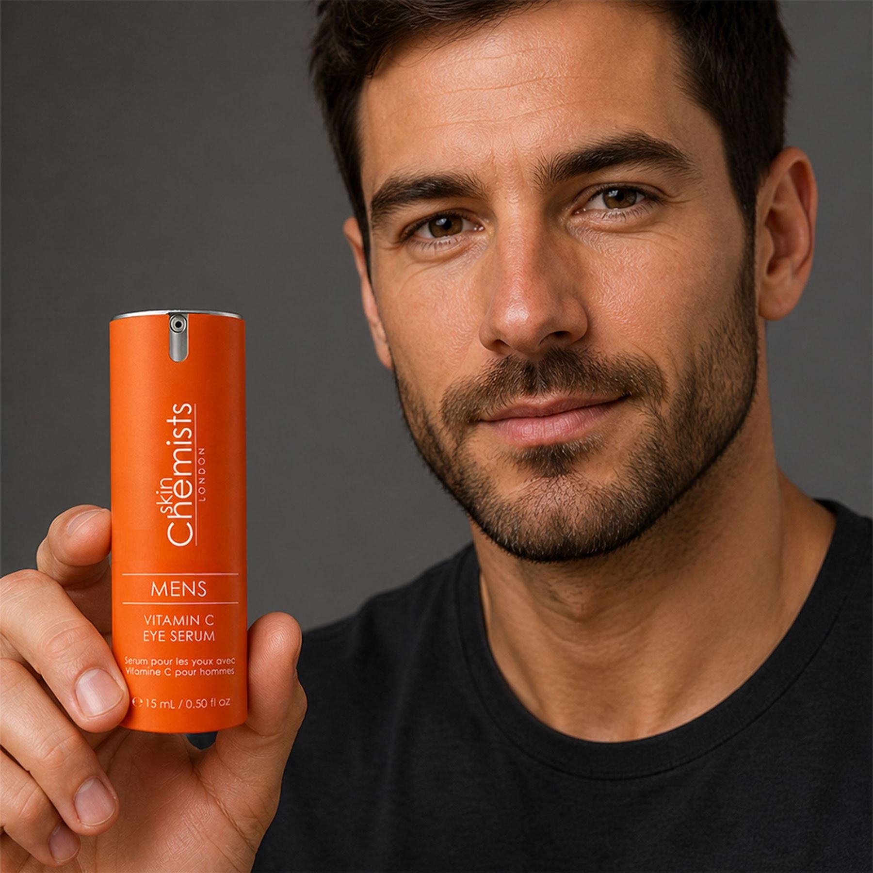 Sérum contour des yeux à la vitamine C pour hommes 15 ml