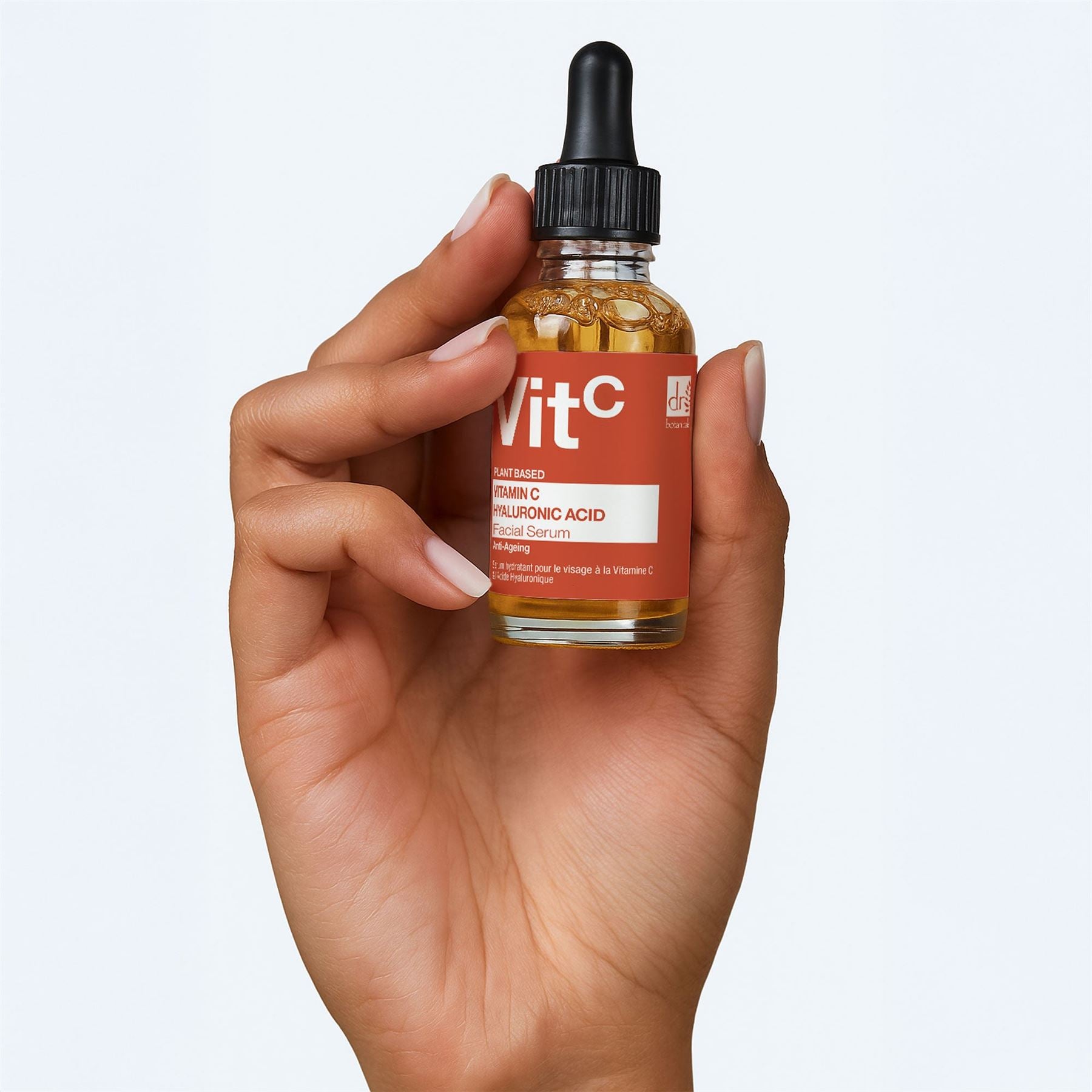 Sérum hydratant visage à la vitamine C 5 % et à l'acide hyaluronique 2 % 30 ml