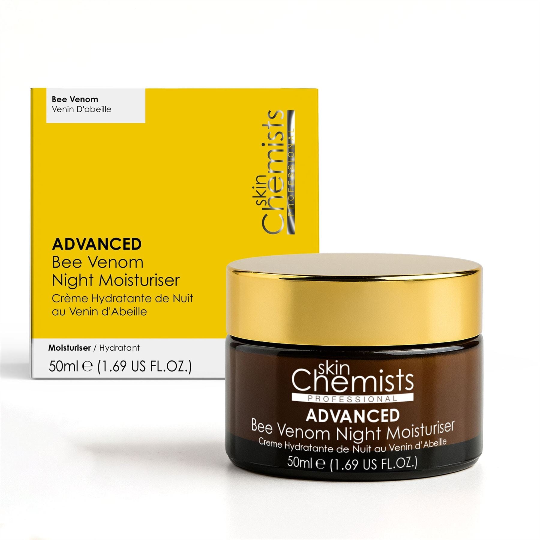Crème de nuit hydratante au collagène et au venin d'abeille Pro-5 50 ml