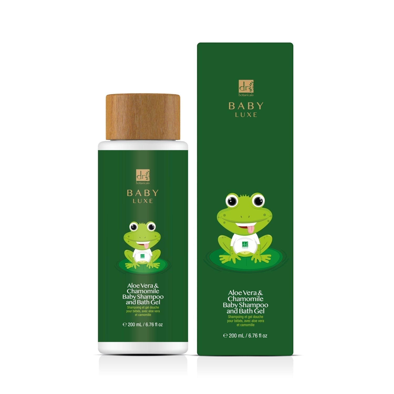 Baby Lux Aloe Vera & Chamomile Baby Shampoo & Bath Gel 200ml Twin Value Savings Pack