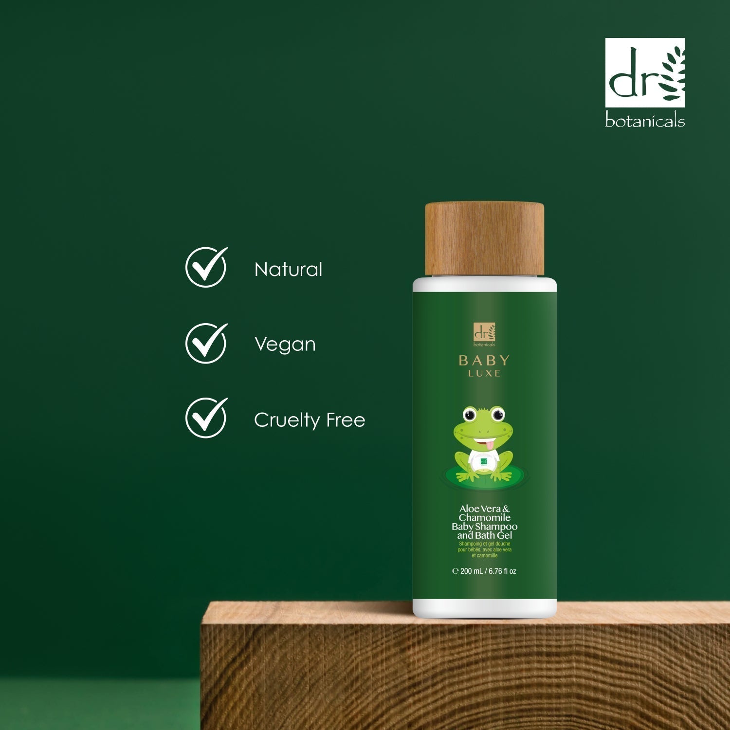 Baby Lux Aloe Vera & Kamille Baby Shampoo & Duschgel 200ml Doppel-Sparpackung