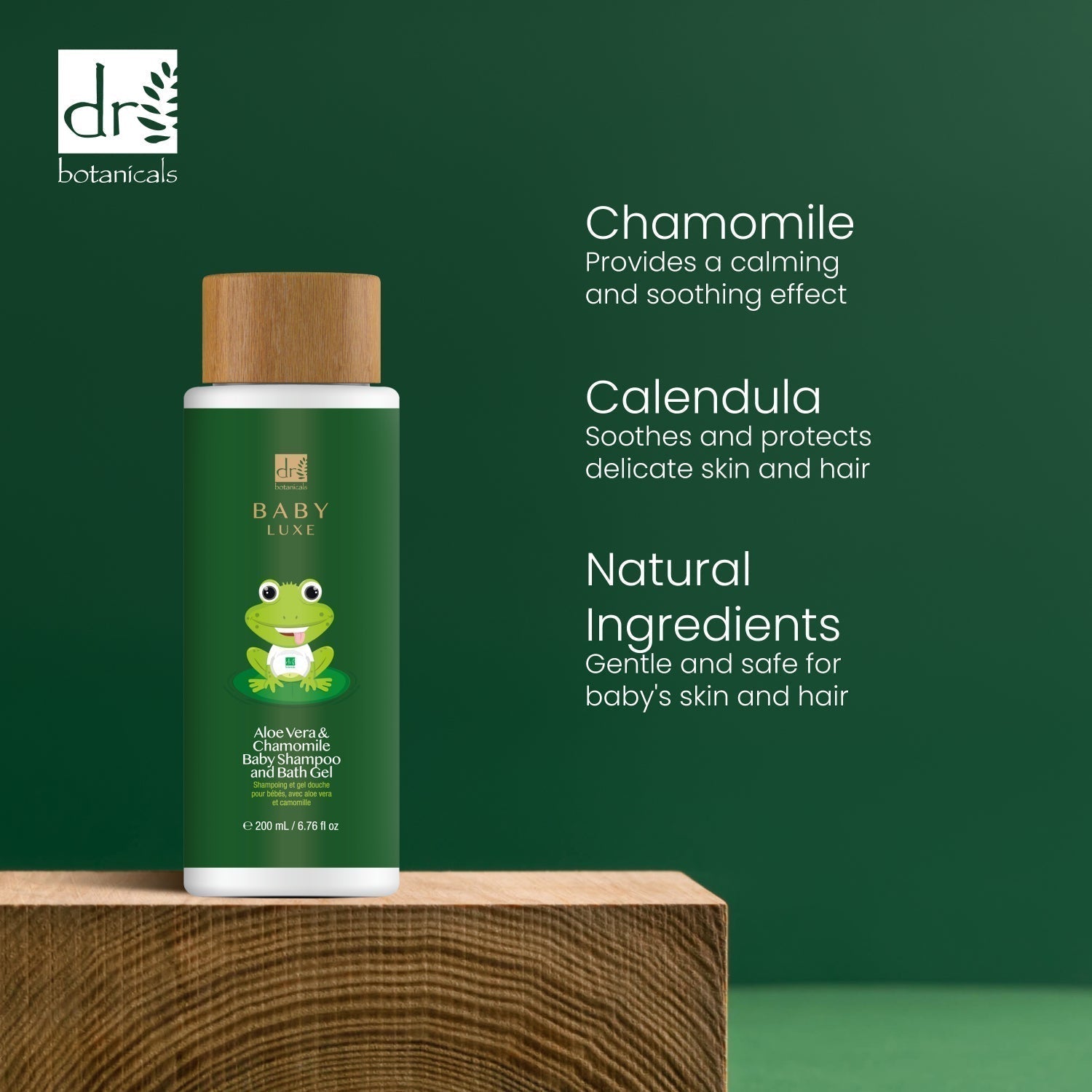 Baby Lux Aloe Vera & Kamille Baby Shampoo & Duschgel 200ml Doppel-Sparpackung