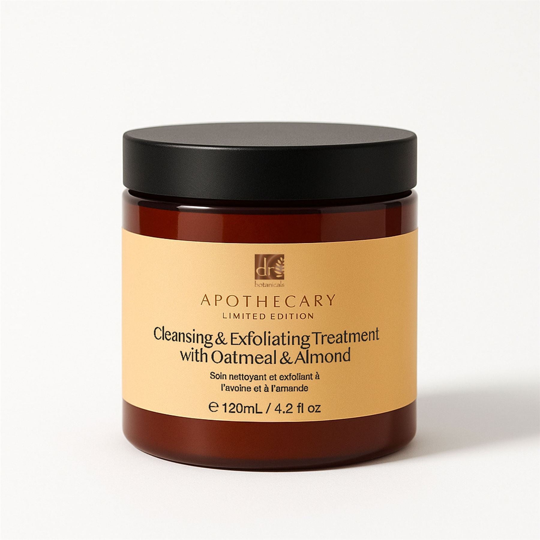 Soin nettoyant et exfoliant à l'avoine et aux amandes 120 ml