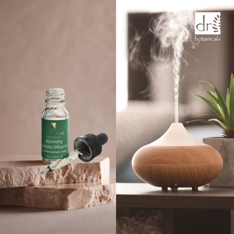 Huile pour diffuseur à l'eucalyptus revitalisante 10 ml - Lot de 2 à prix avantageux
