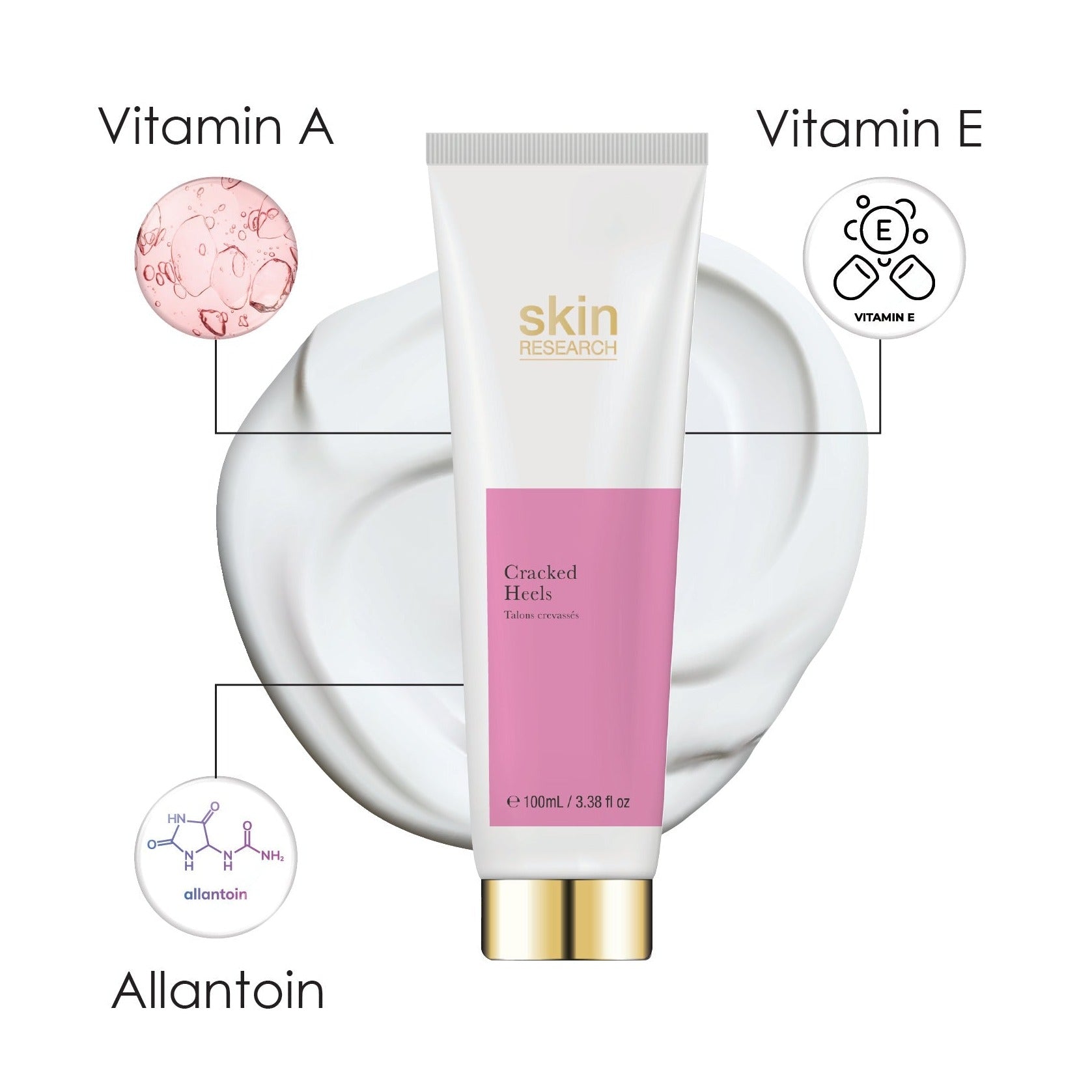 Crème pour talons fendillés 100 ml