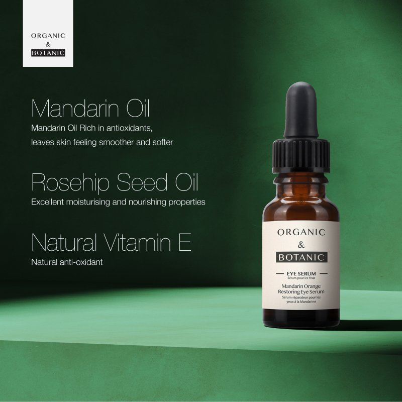 Sérum contour des yeux réparateur à l'orange mandarine 15 ml