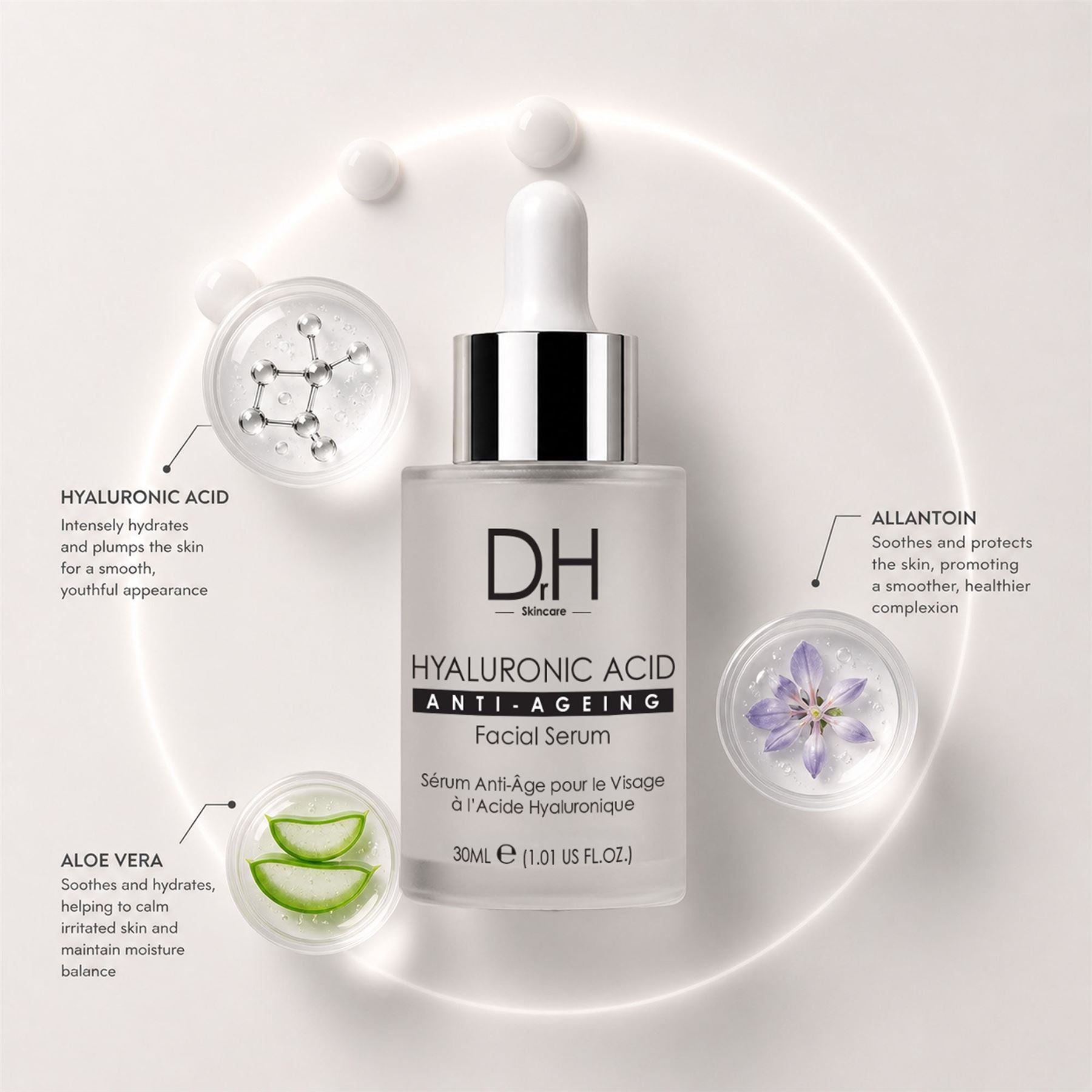 Dr H Anti-Aging Hyaluronic Acid Facial Serum 30ml