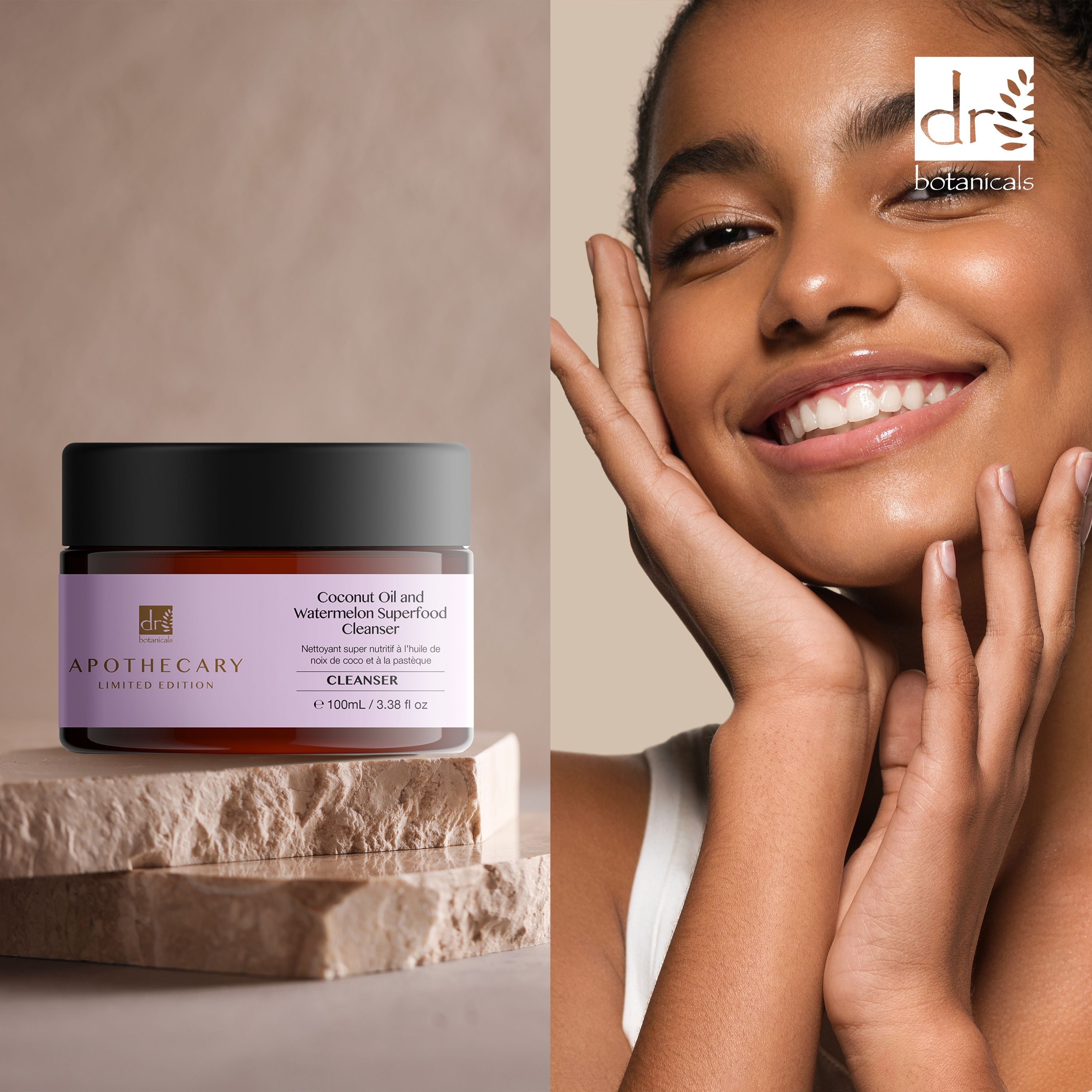 Nettoyant superalimentaire à l'huile de coco et à la pastèque 100 ml