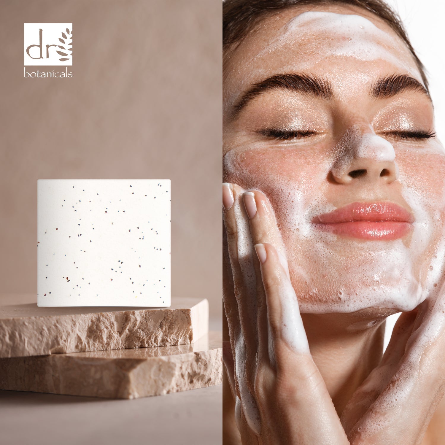 Pain nettoyant visage superalimentaire cacao et noix de coco 100 g