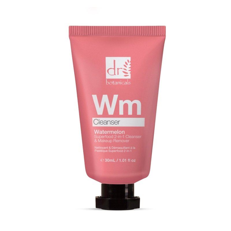 Nettoyant et démaquillant 2 en 1 à la pastèque, superaliment, 30 ml