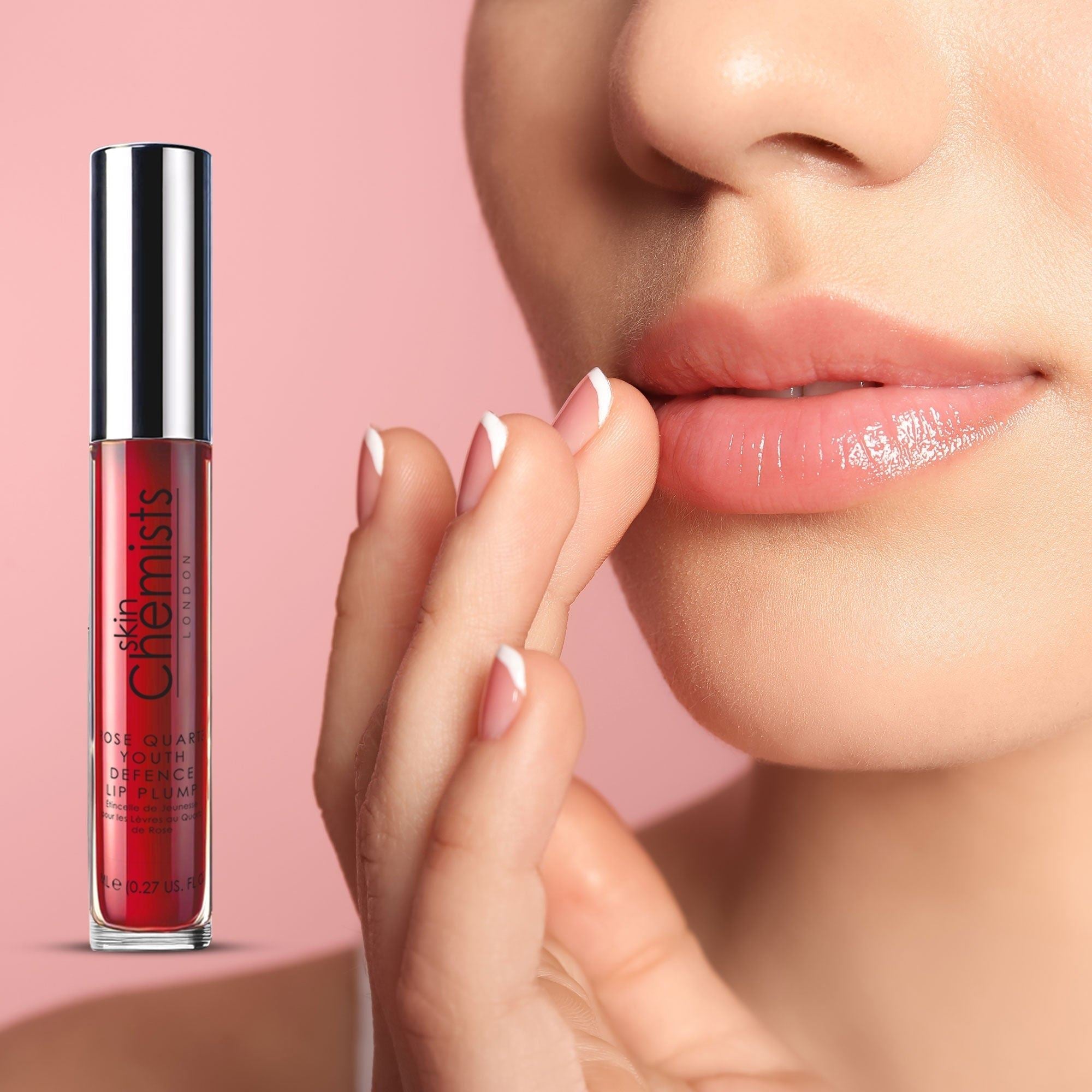 Baume repulpant pour les lèvres Rose Quartz Youth Defence 8 ml