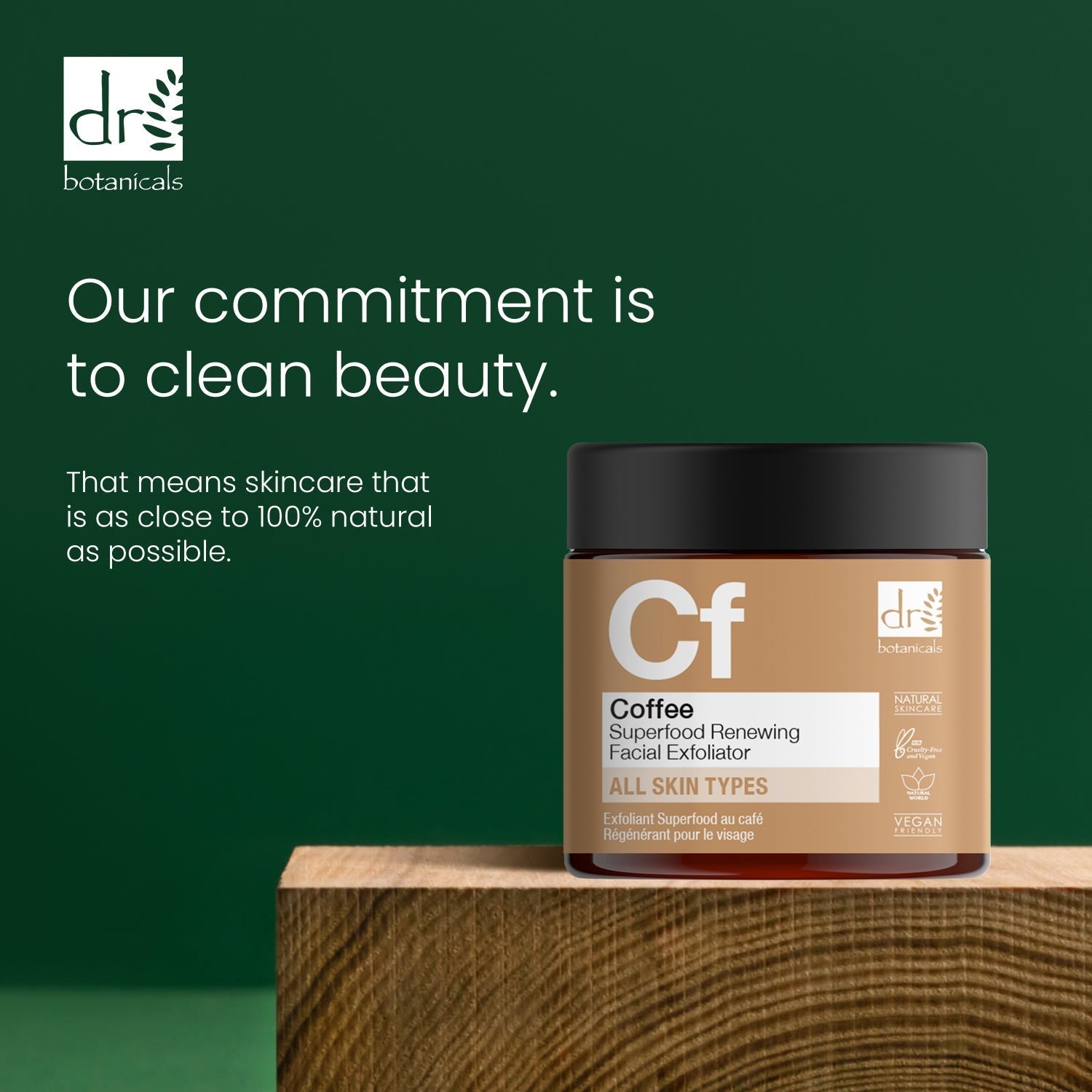 Exfoliant visage régénérant au café 60 ml