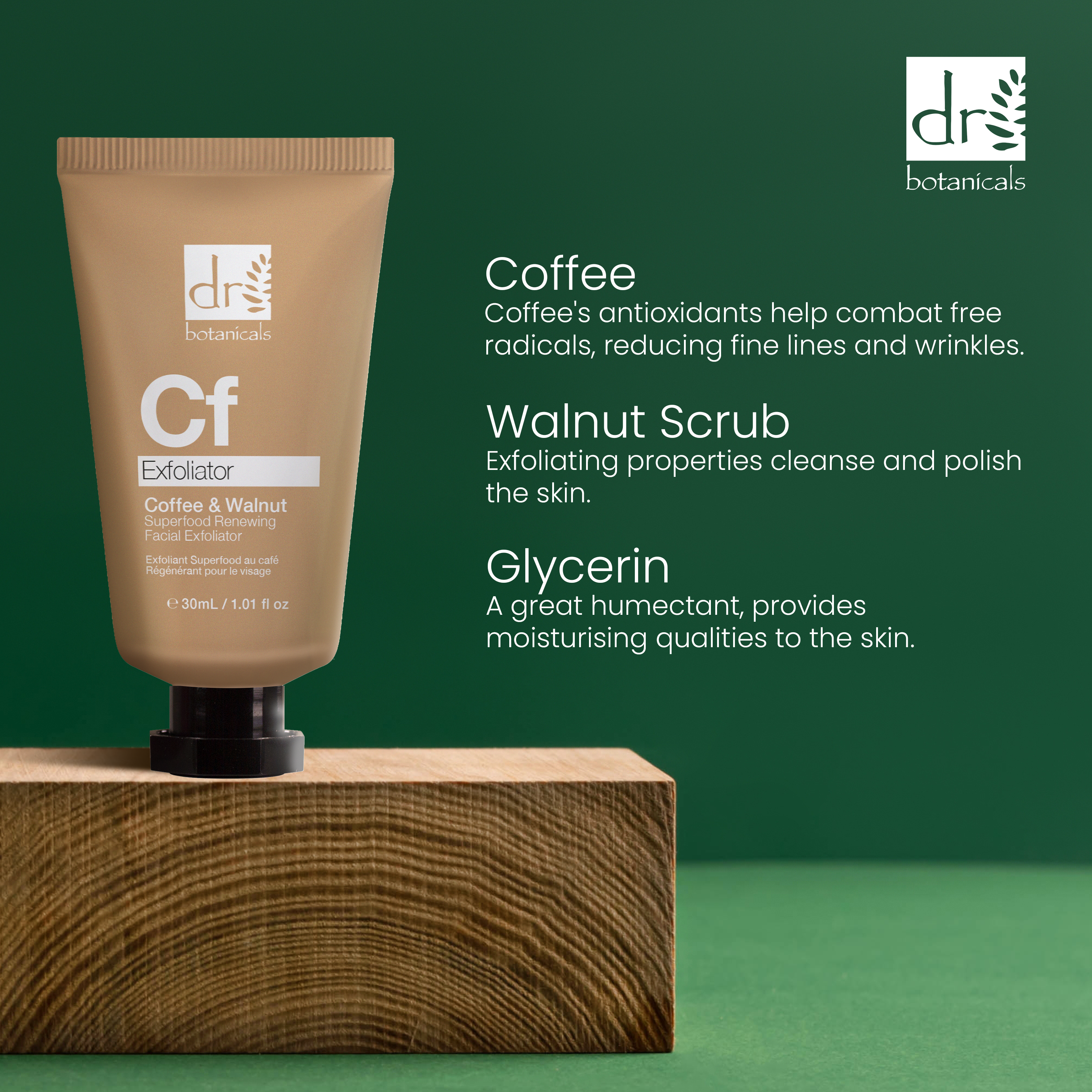 Kaffee-Superfood-Gesichtspeeling, 30 ml
