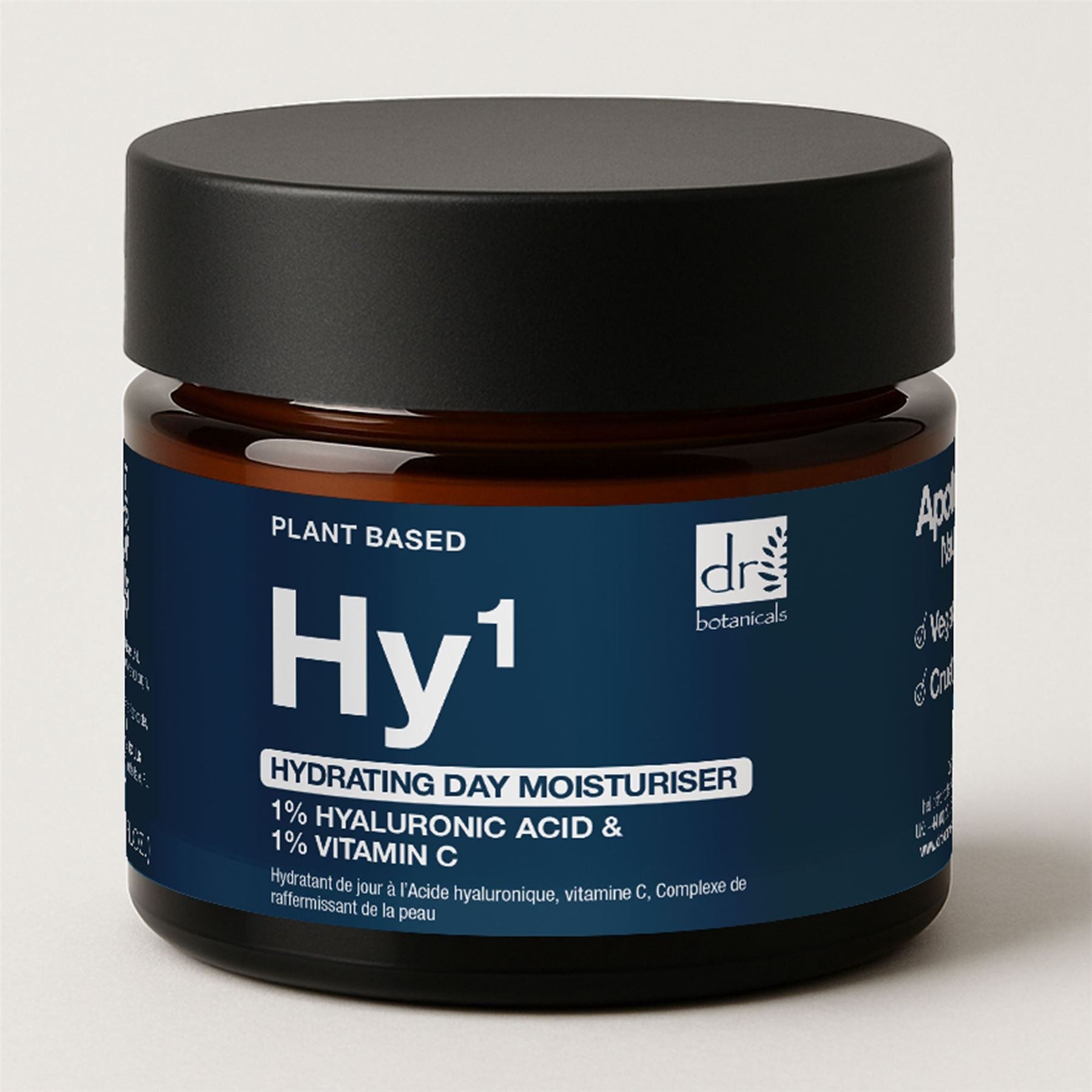 Crème de jour hydratante à 1 % d'acide hyaluronique et 1 % de vitamine C 60 ml